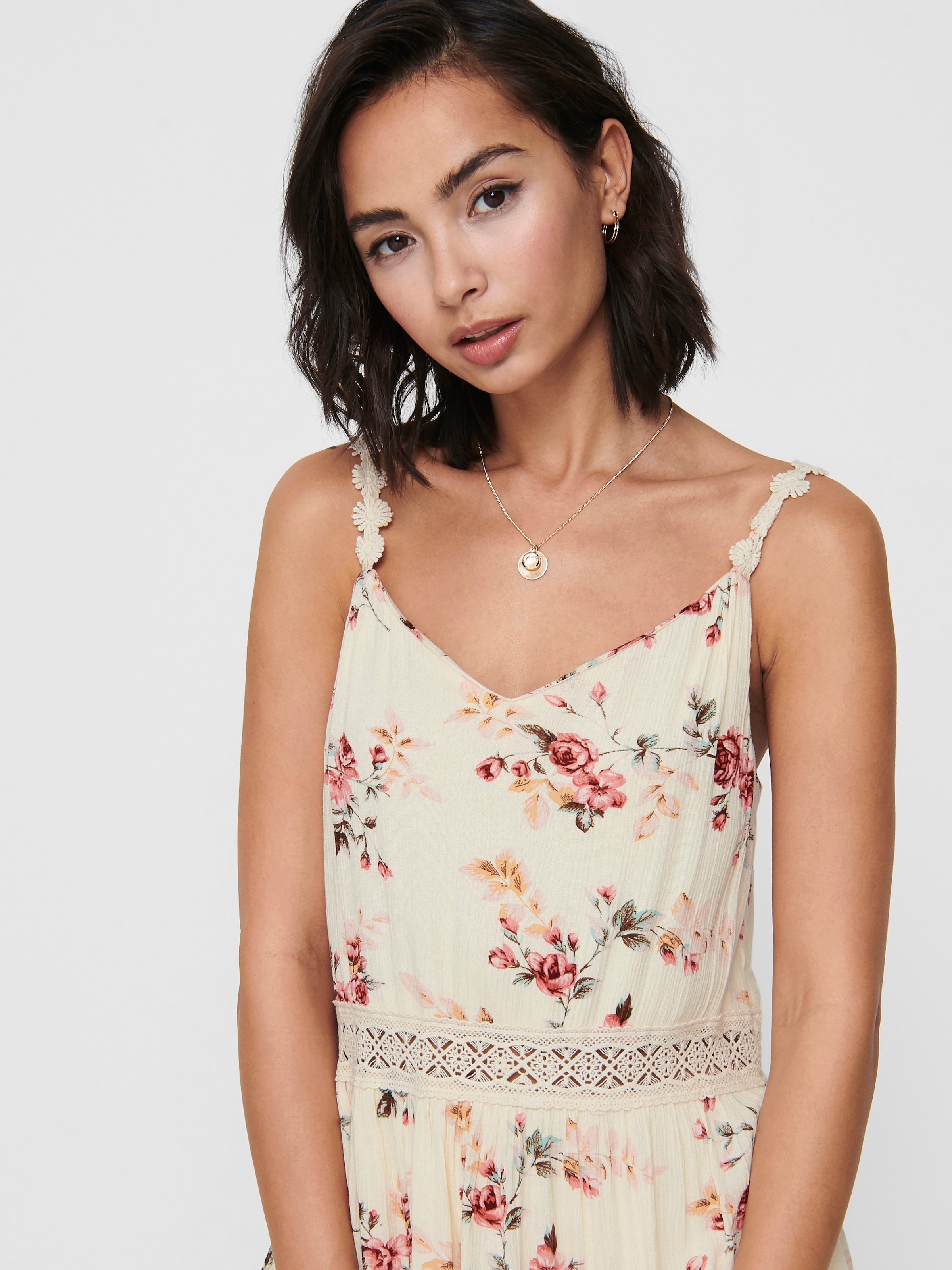 ONLY Trägerkleid »ONLKARMEN ANNE LIFE S/L DRESS WVN NOOS« Sommerkleid