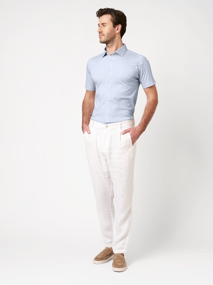 DESOTO Chemise à manches courtes »Casual Kent 1/2« chemise en jersey, coupe slim