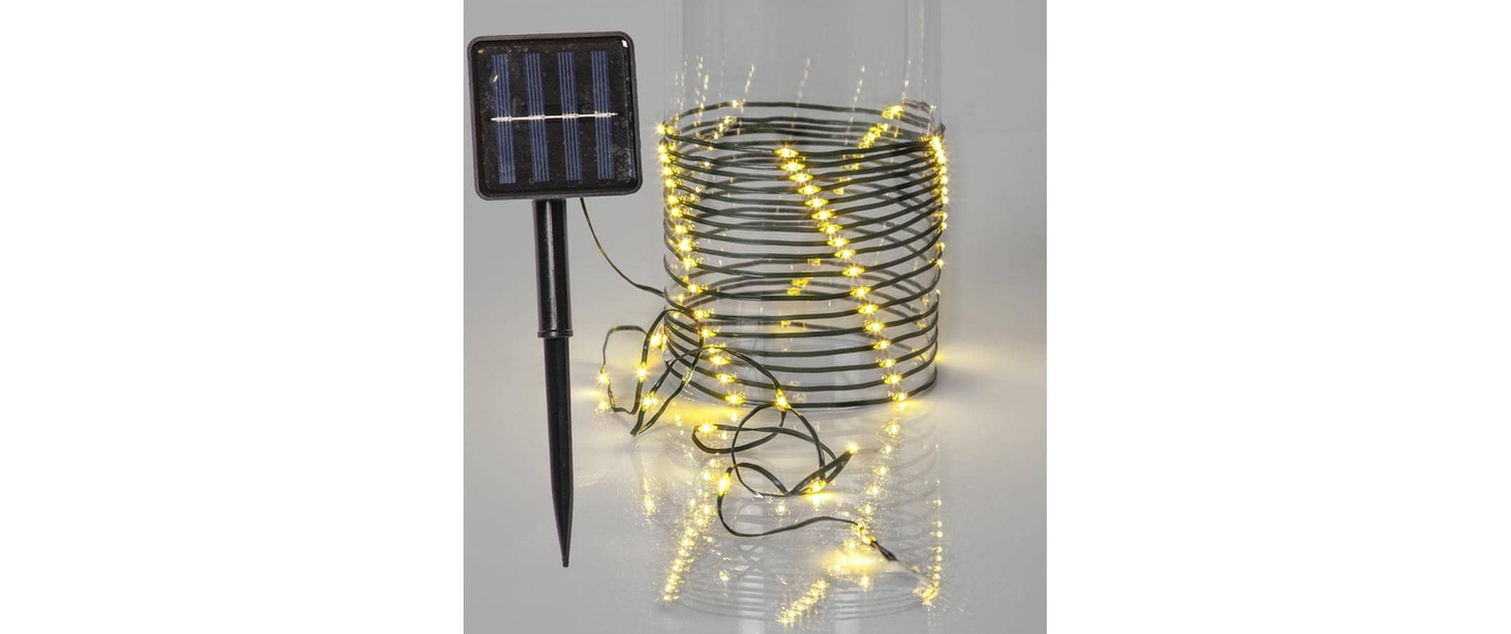 Parforce Traditional Hunting Guirlande lumineuse »Solar Dew Drop Micro, 100 LEDs, 740 cm«