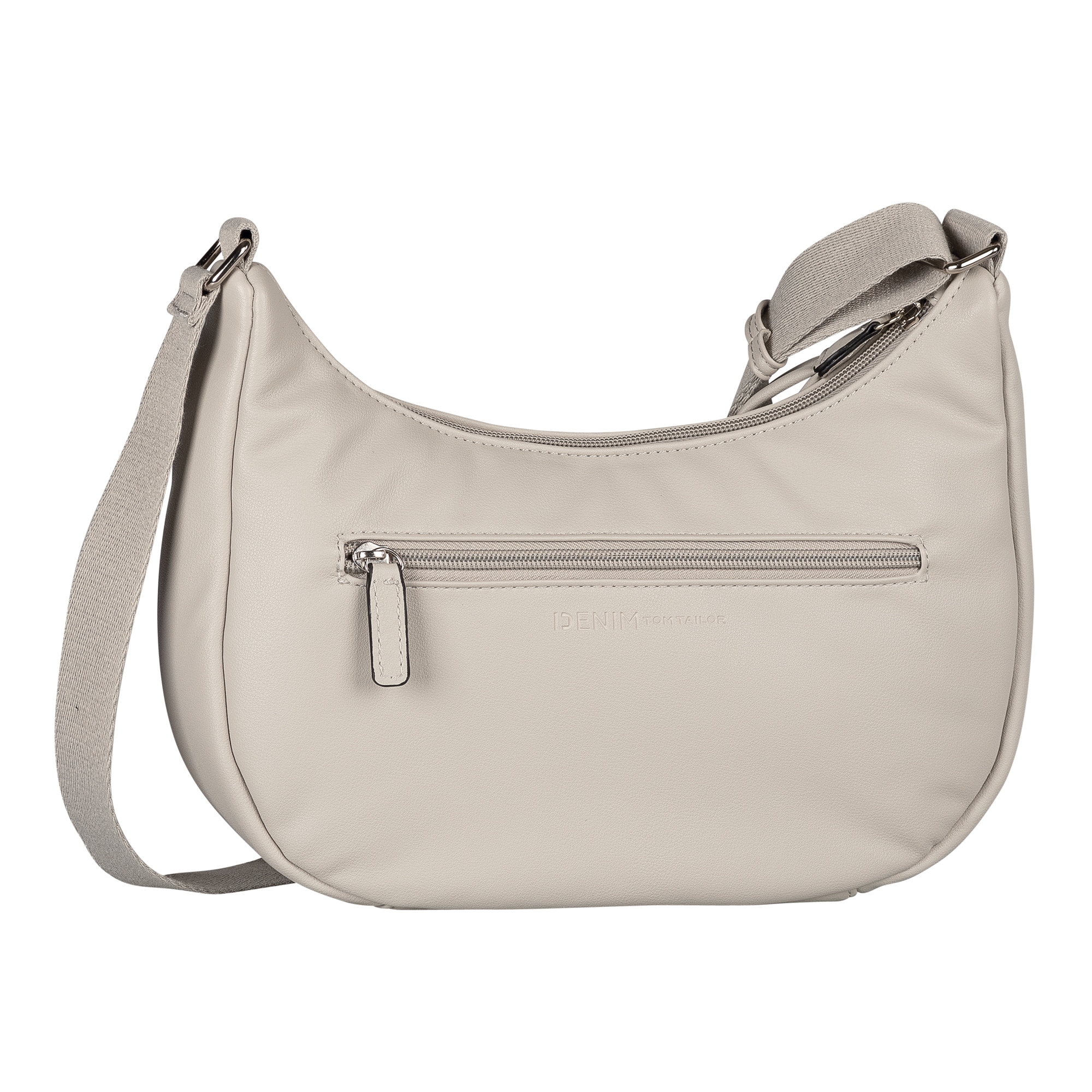TOM TAILOR Denim Sac à bandoulière »Maye« imitation cuir très douce et matelassée avec bande textile sportive