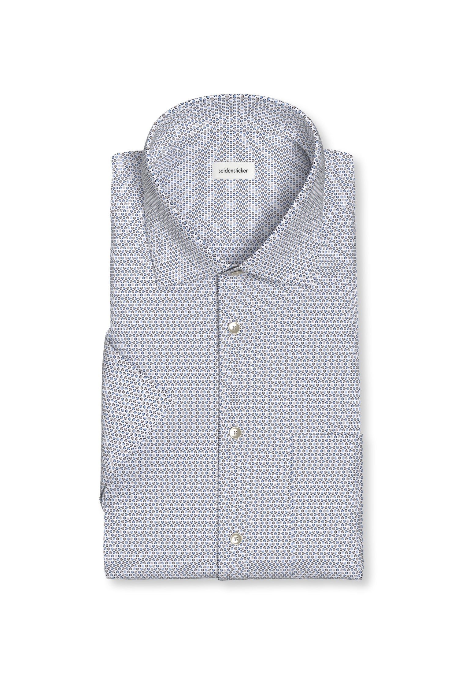 seidensticker Businesshemd »Regular«, Regular Kurzarm Kentkragen Druck
