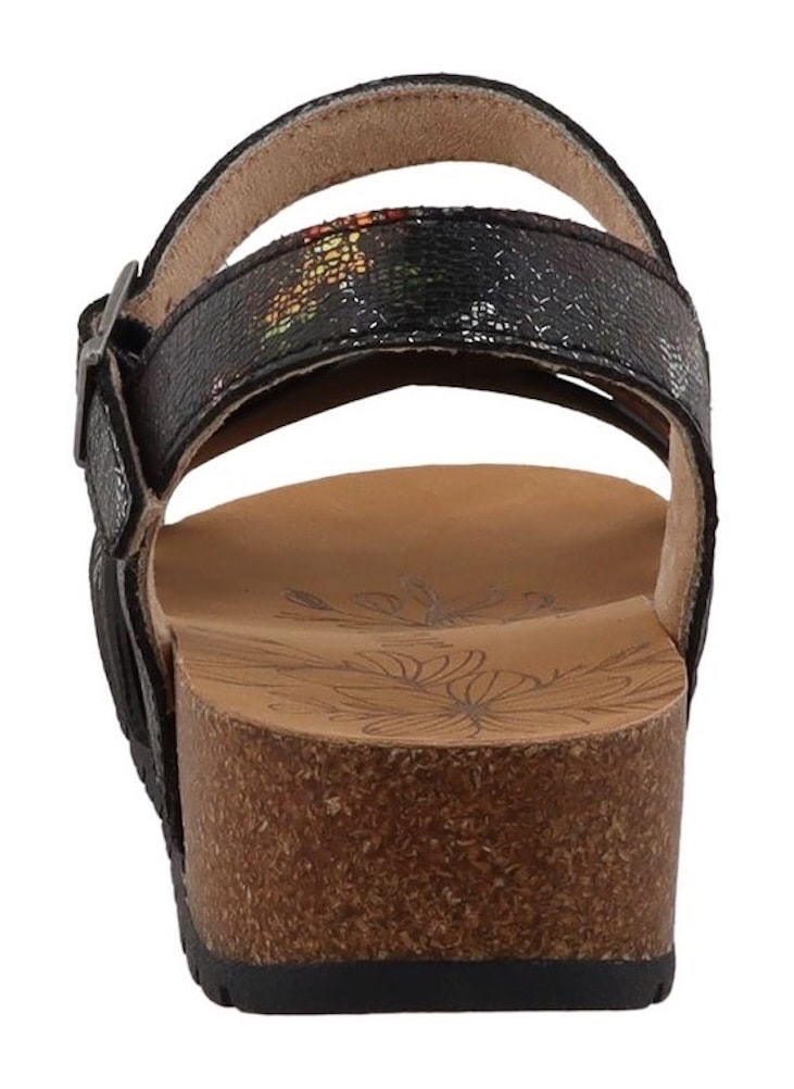 Mustang Shoes Sandales »Magnolia«  sandale à brides, chaussure d'été avec imprimé tendance