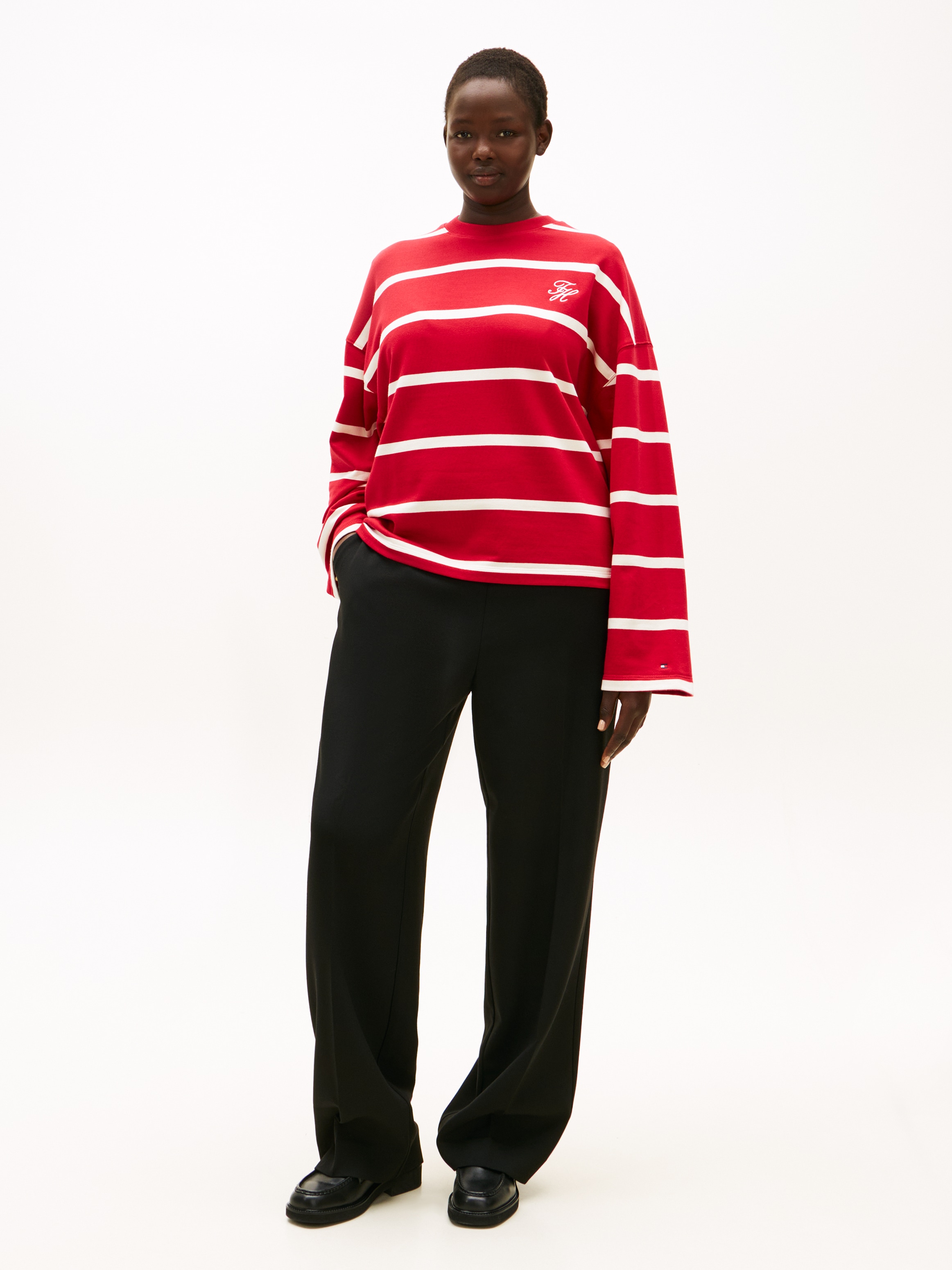 Tommy Hilfiger Curve Sweatshirt »CRV TH SCRIPT MDRN TERRY SWTSHRT«, in grossen Grössen
