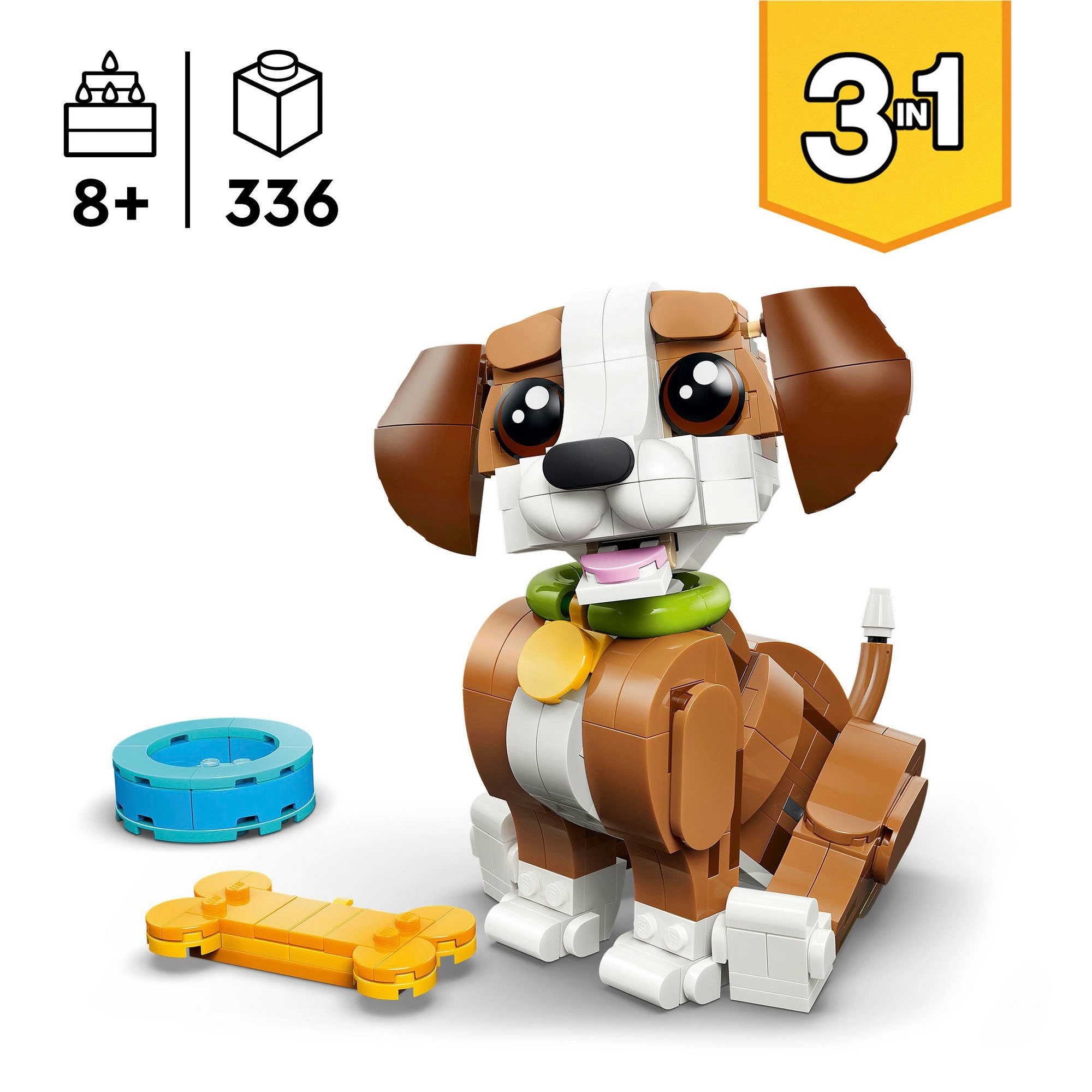 LEGO® Pions de construction »Niedliche Tiere: Verspielter Welpe (31382), LEGO Creator« Made in Europe