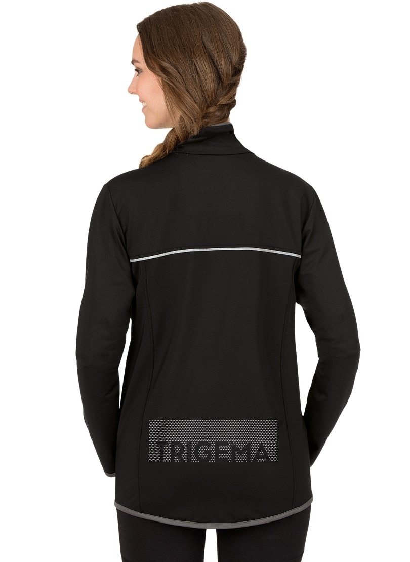 Trigema Trainingsjacke »TRIGEMA Praktische Sportjacke aus Microfaser« 1 Stk. tlg.
