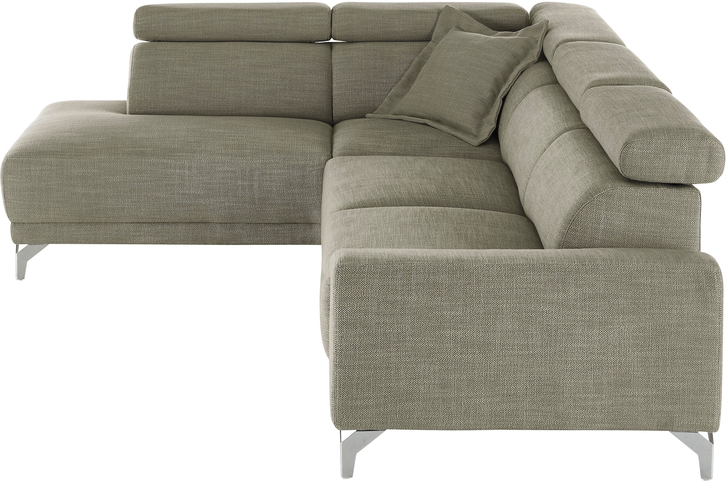 3C Candy Canapé d'angle »Greve Sofa immer mit manuelle Kopfteilverstellungen, modern, elegant« au choix avec avance de siège motorisée, confortable et intemporel, forme en L