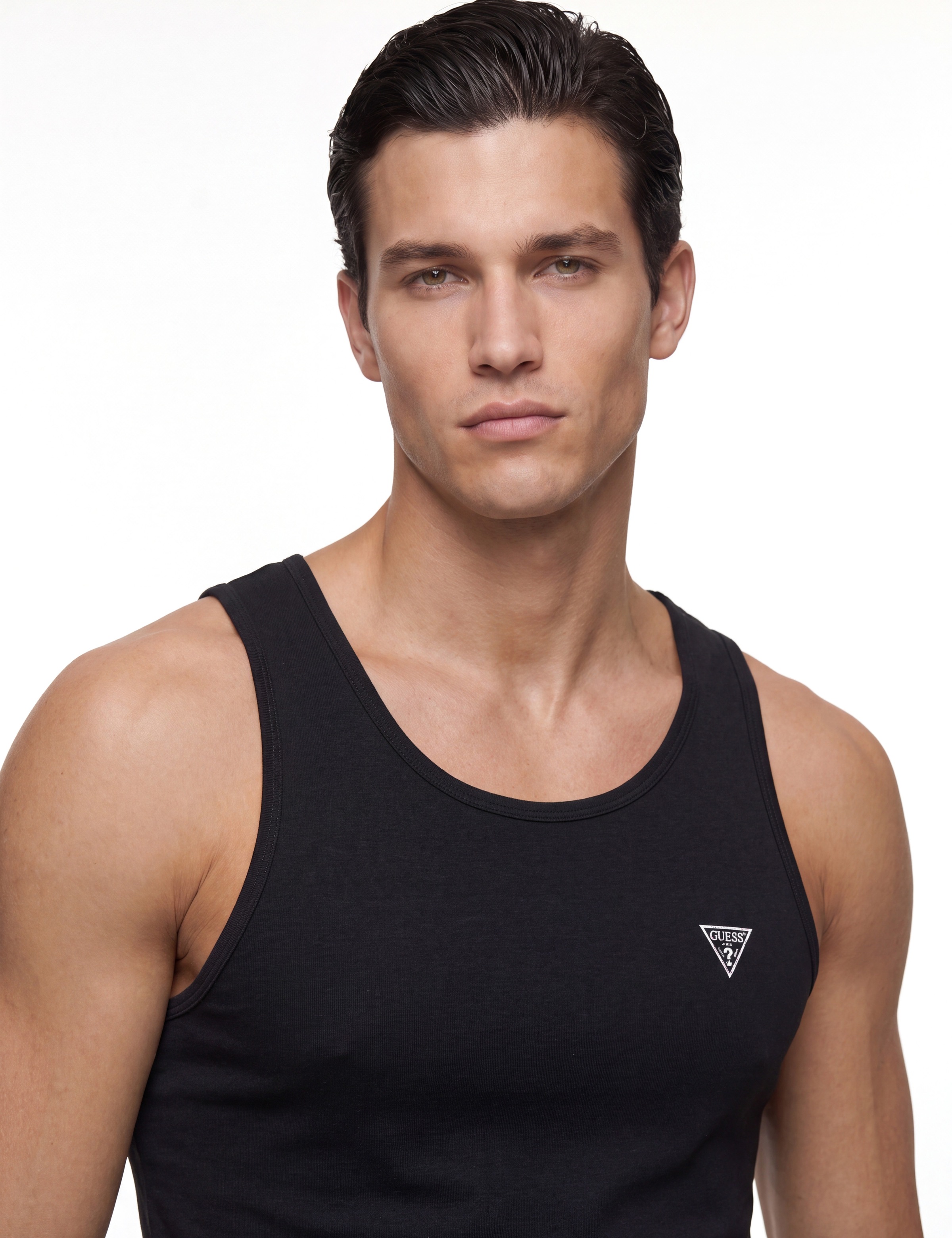 Guess Débardeur »CALEB HERO TANK 2PACK« Paquet, 2 Jersey aus Baumwolle
