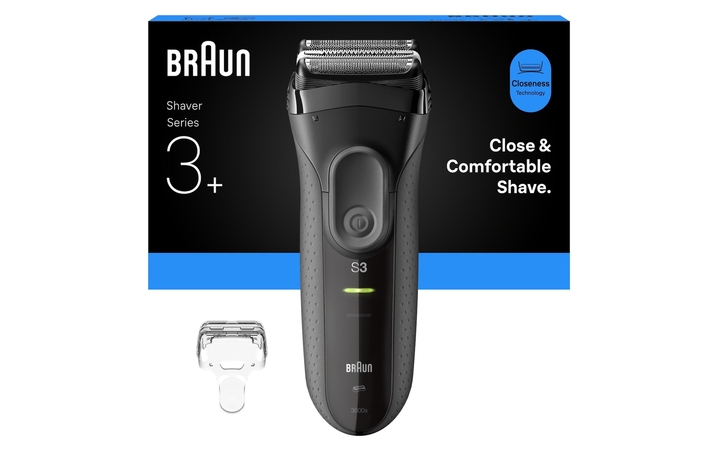 Braun Rasoir pour le visage »Serie 3 3000S« Gesicht