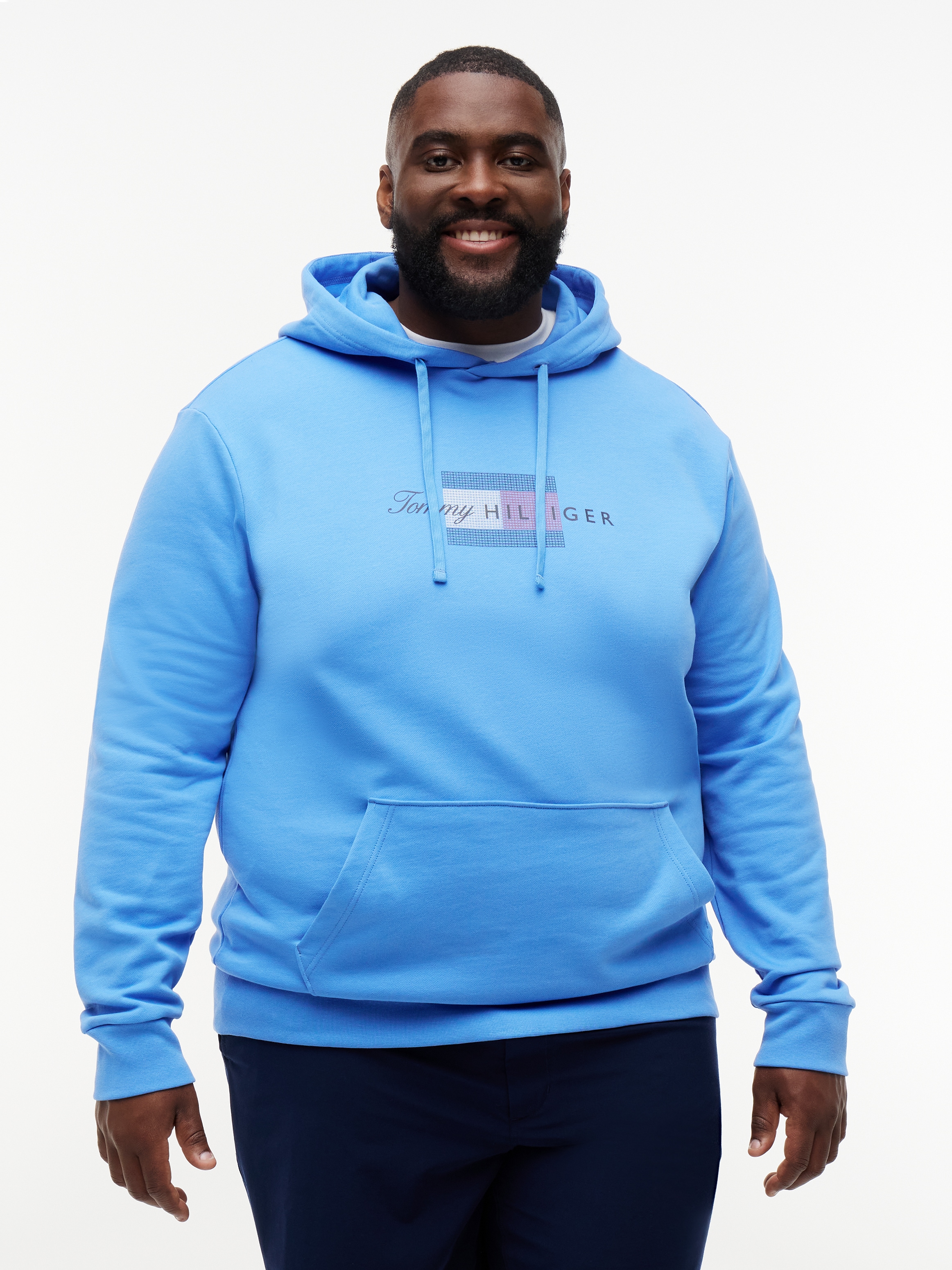 Tommy Hilfiger Big & Tall Hoodie »BT-SCRIPT FLAG«, Grosse Grössen
