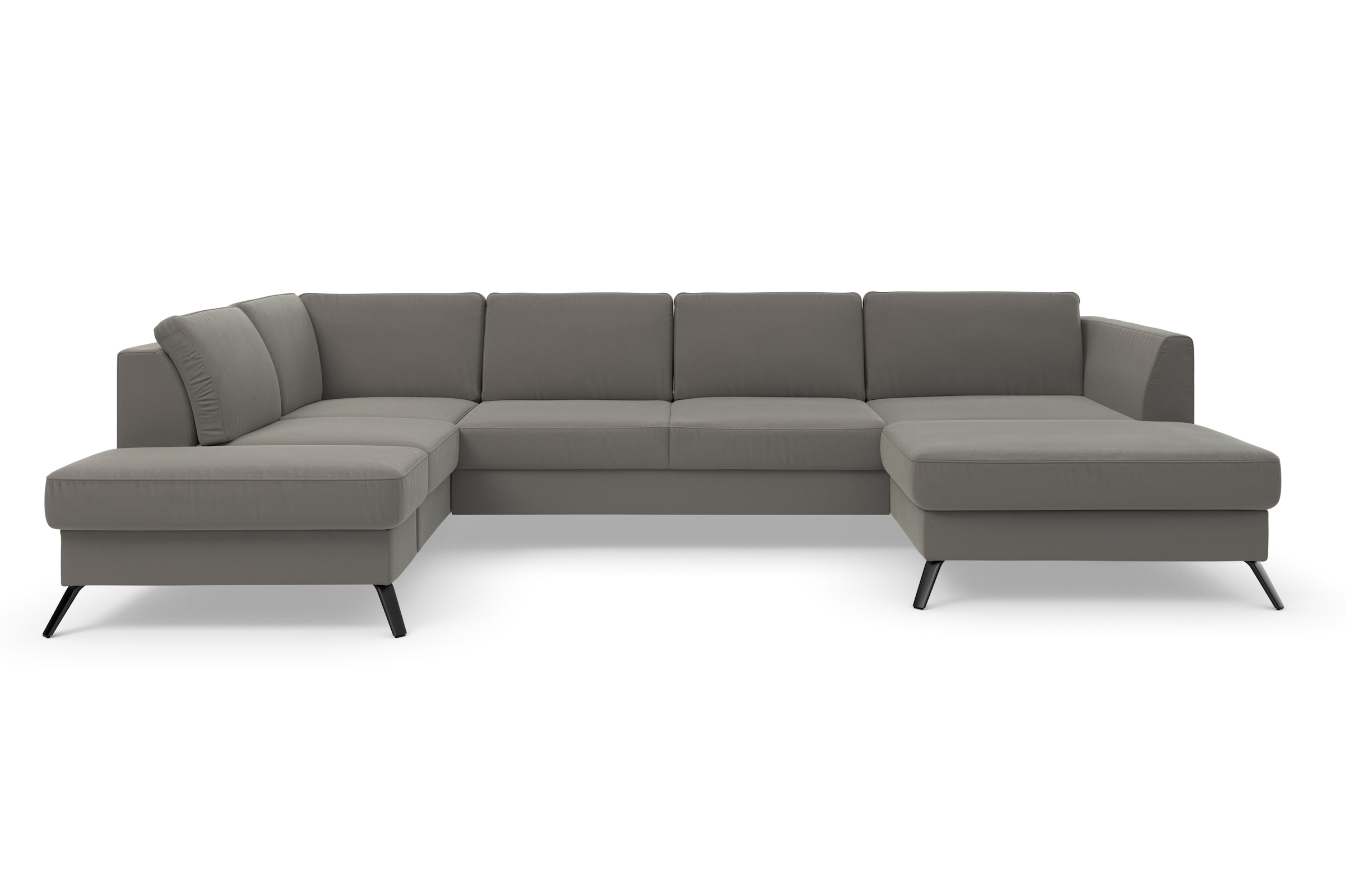 sit&more Paysage de salon »Olsen U-Form« inklusive Sitztiefenverstellung, wahlweise mit Bettfunktion, 15cm hoch