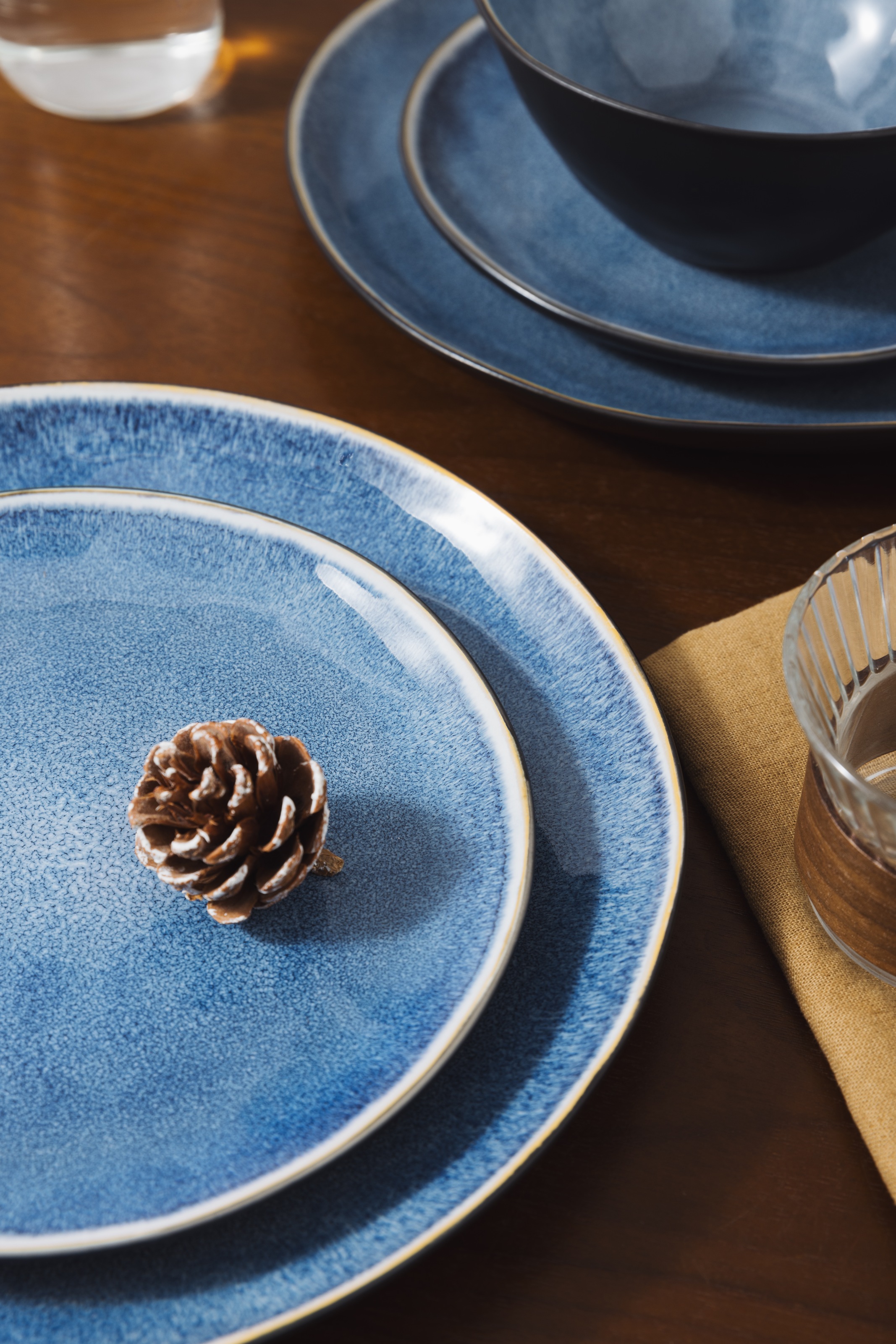 GOODproduct Tafelservice »Teller Set, Service Allden« Teller Set, jedes Stück ein Unikat, 12 Teile, für 4 Personen