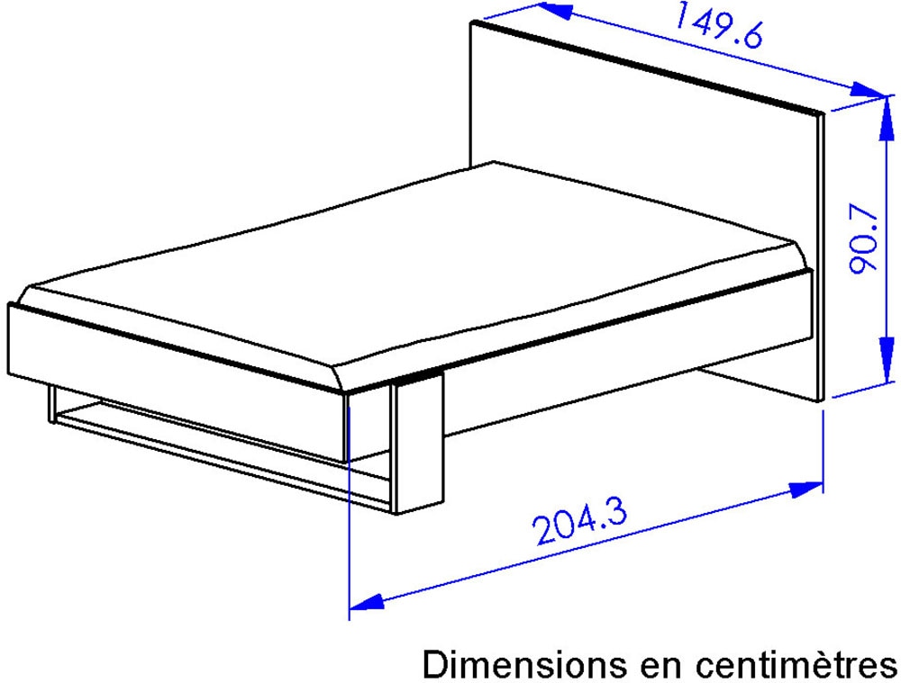 Gami Lit simple »ARIA Bett« Ein einfaches und elegantes Bett.