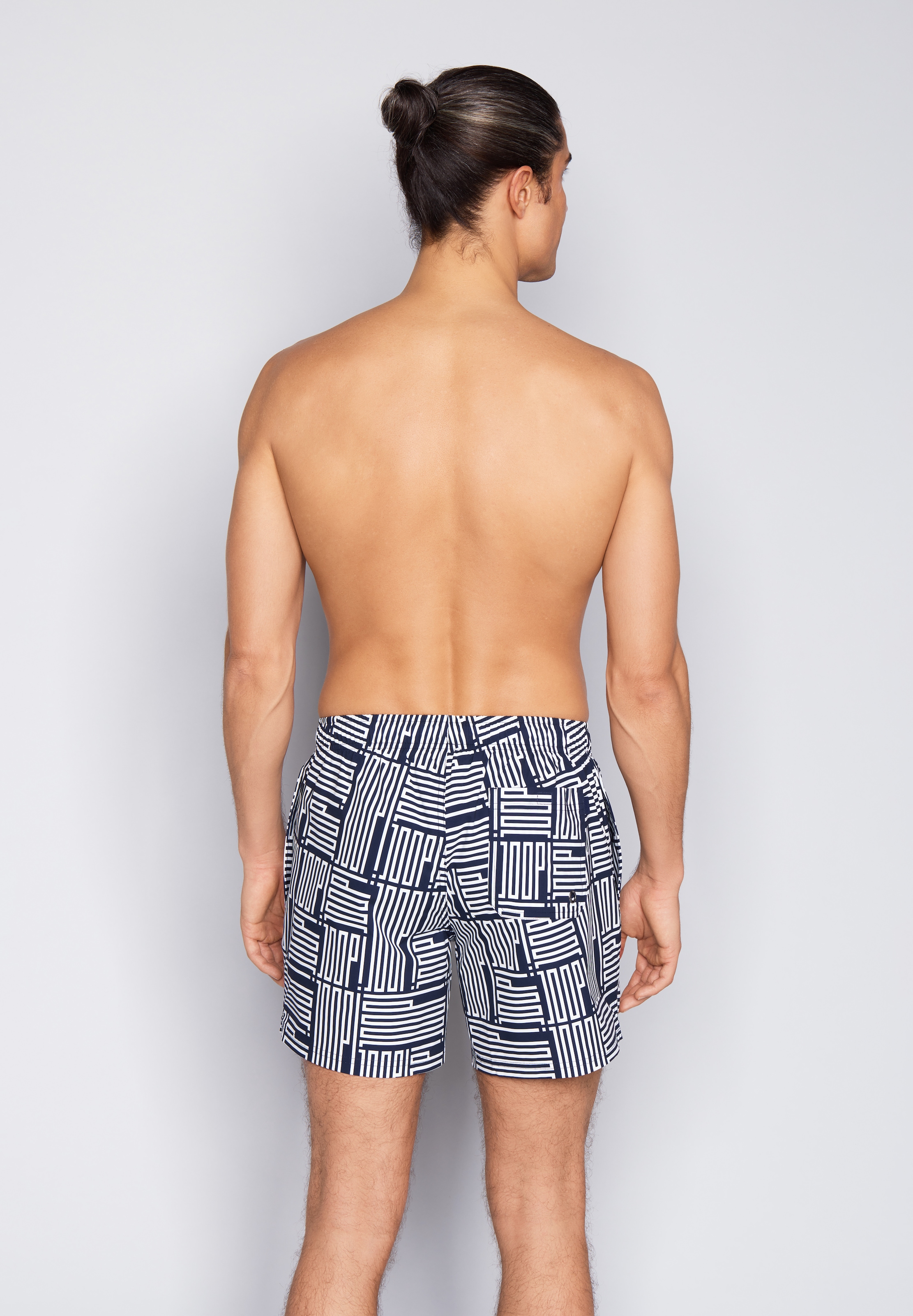 JOOP! Badeshorts »Deco Logo« mit grossem Allover-Wording und seitlichen Taschen
