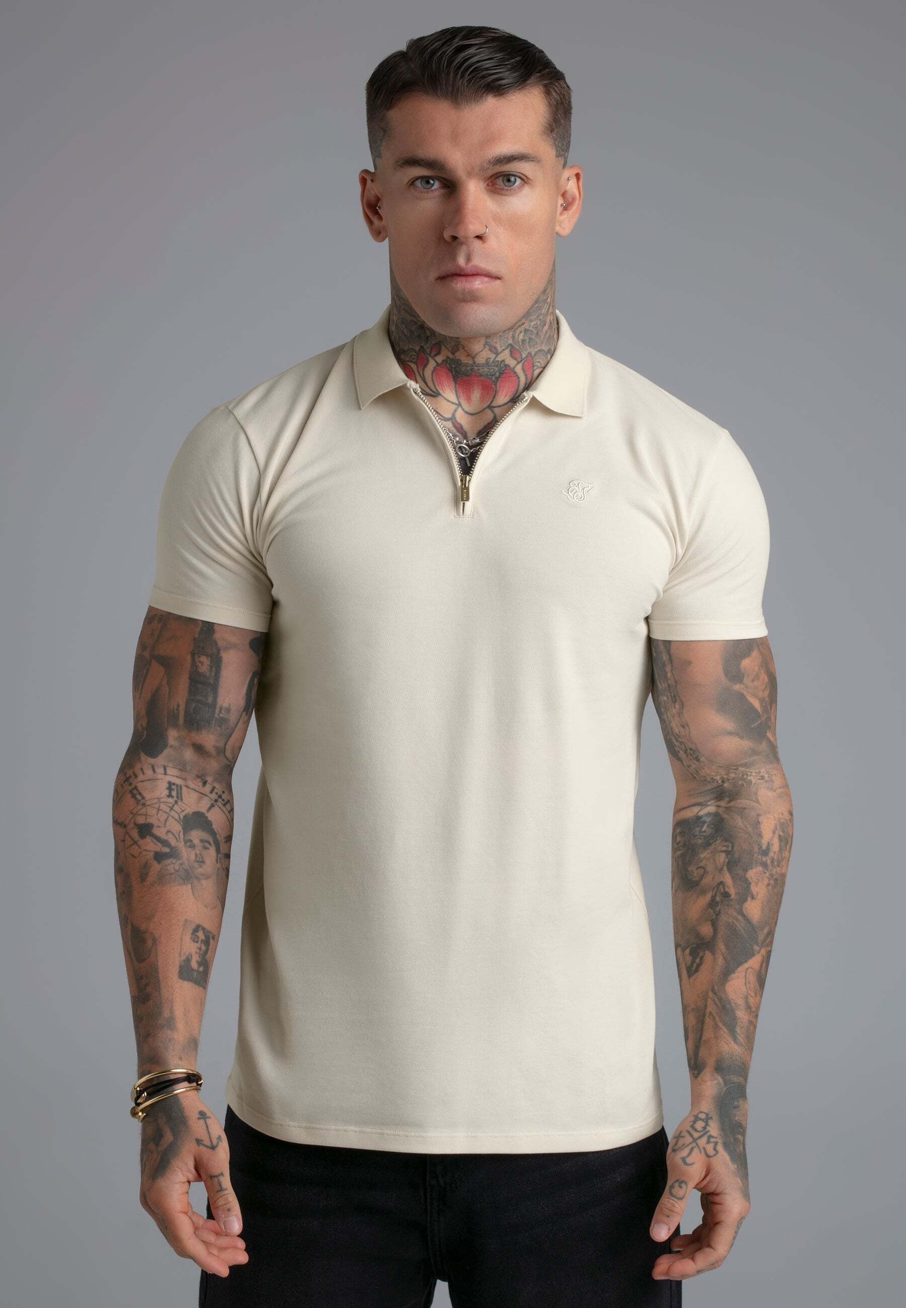 Siksilk Poloshirt »Siksilk Polo Zip«
