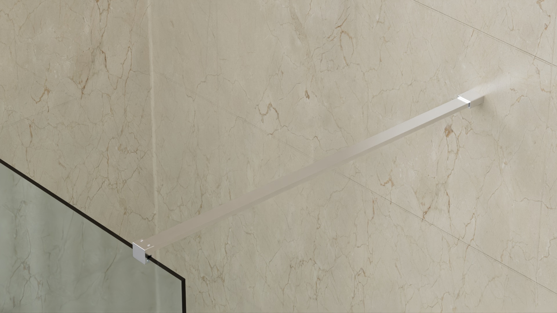 welltime Walk-in-Dusche »Walk-In Trento Deluxe« 1 Stk. tlg. 8mm ESG und Antikalkversiegelung