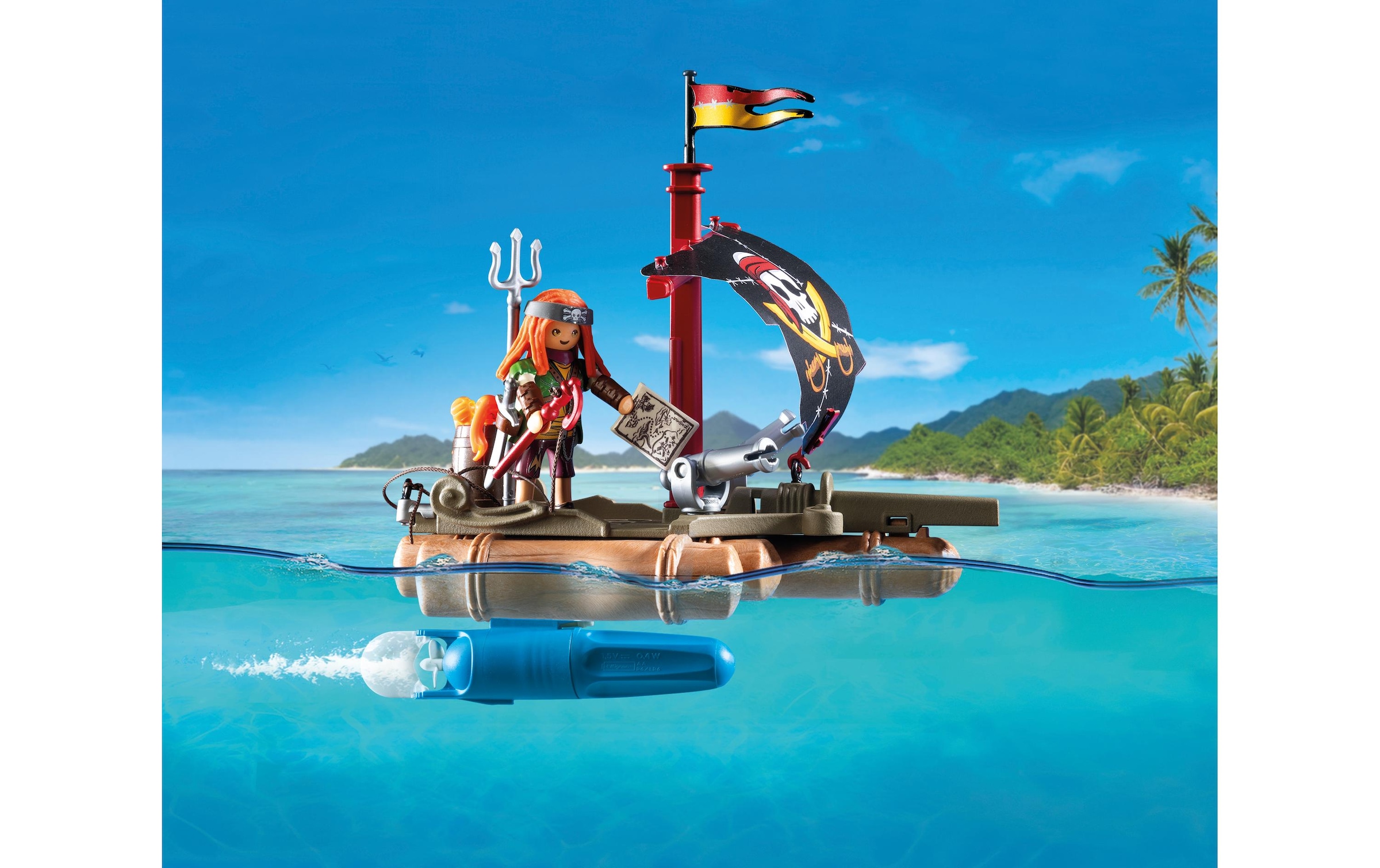 Playmobil® Briques de jeu »Schatzbergung auf Piratenfloss 71794«