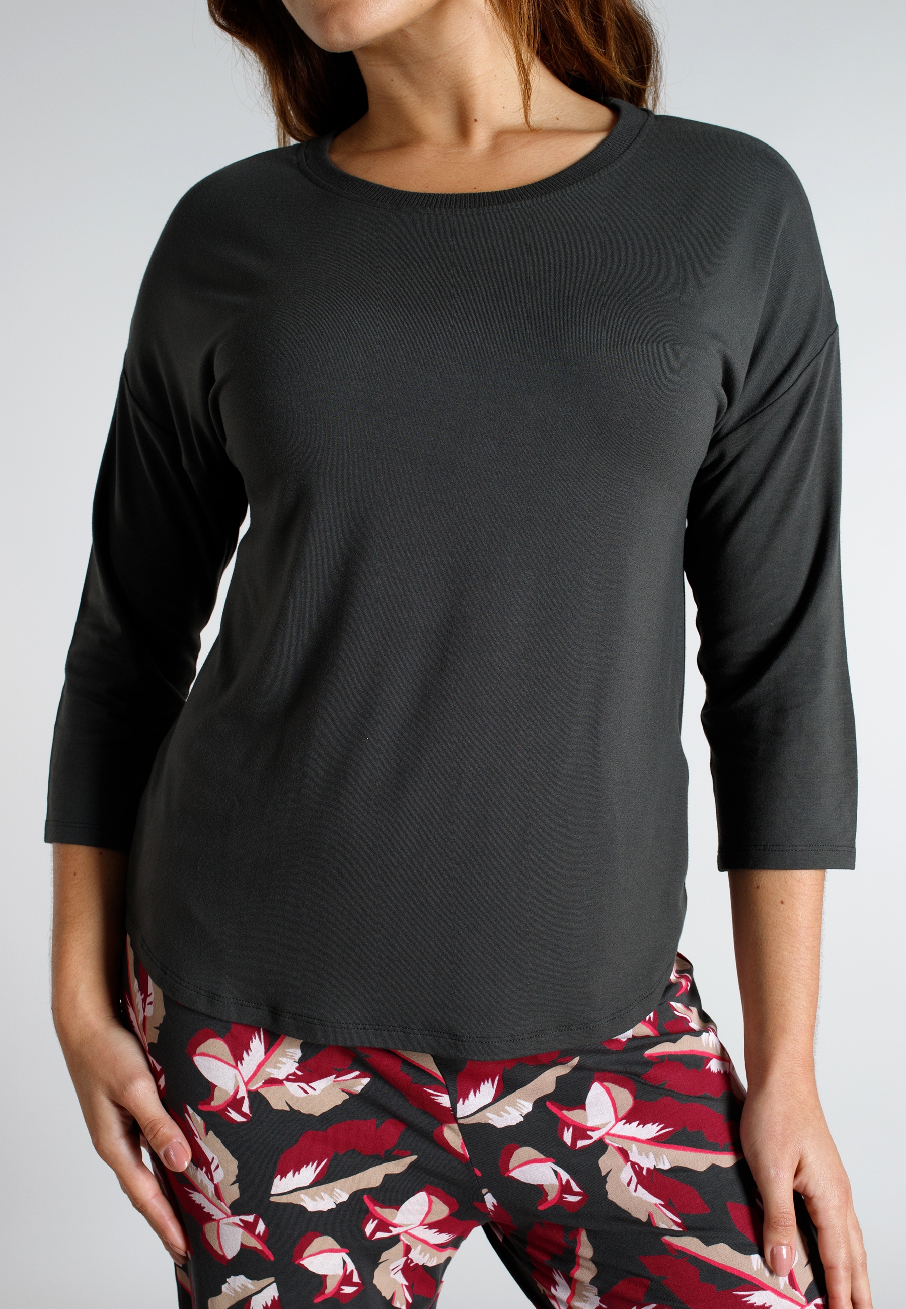 TOM TAILOR Pyjama atmungsaktiv, Viskosemix