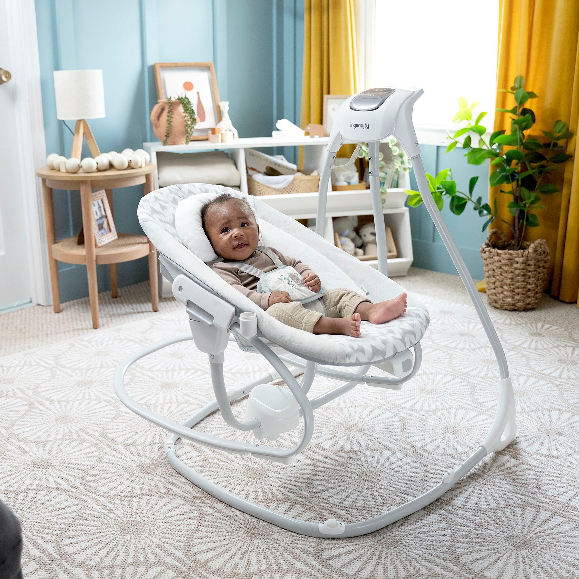 ingenuity Transat pour bébé »SimpleComfort Compact Soothing Swing & Rocker - Raylan« mit Sound-Effekt
