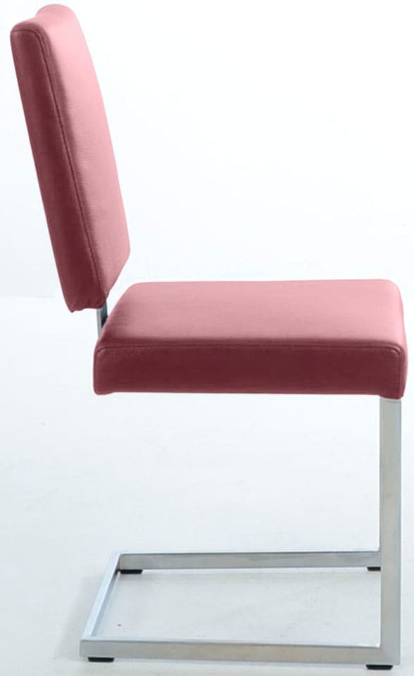 K+W Komfort & Wohnen Chaise cantilever () structure stable en position verticale, en cuir ou microfibre