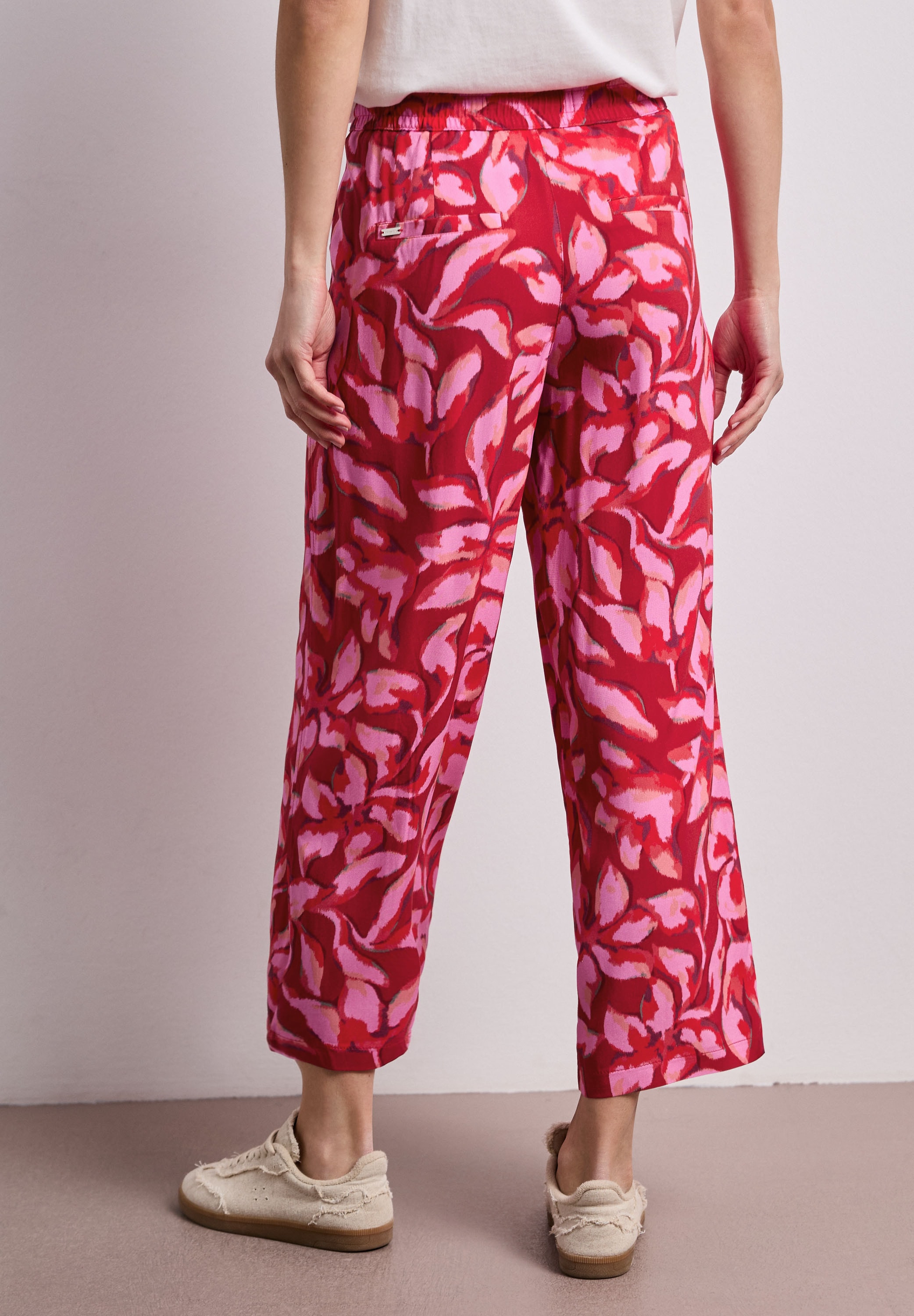 STREET ONE Pantalon 7/8 »Style Emee«  imprimé, avec poches, jambe large