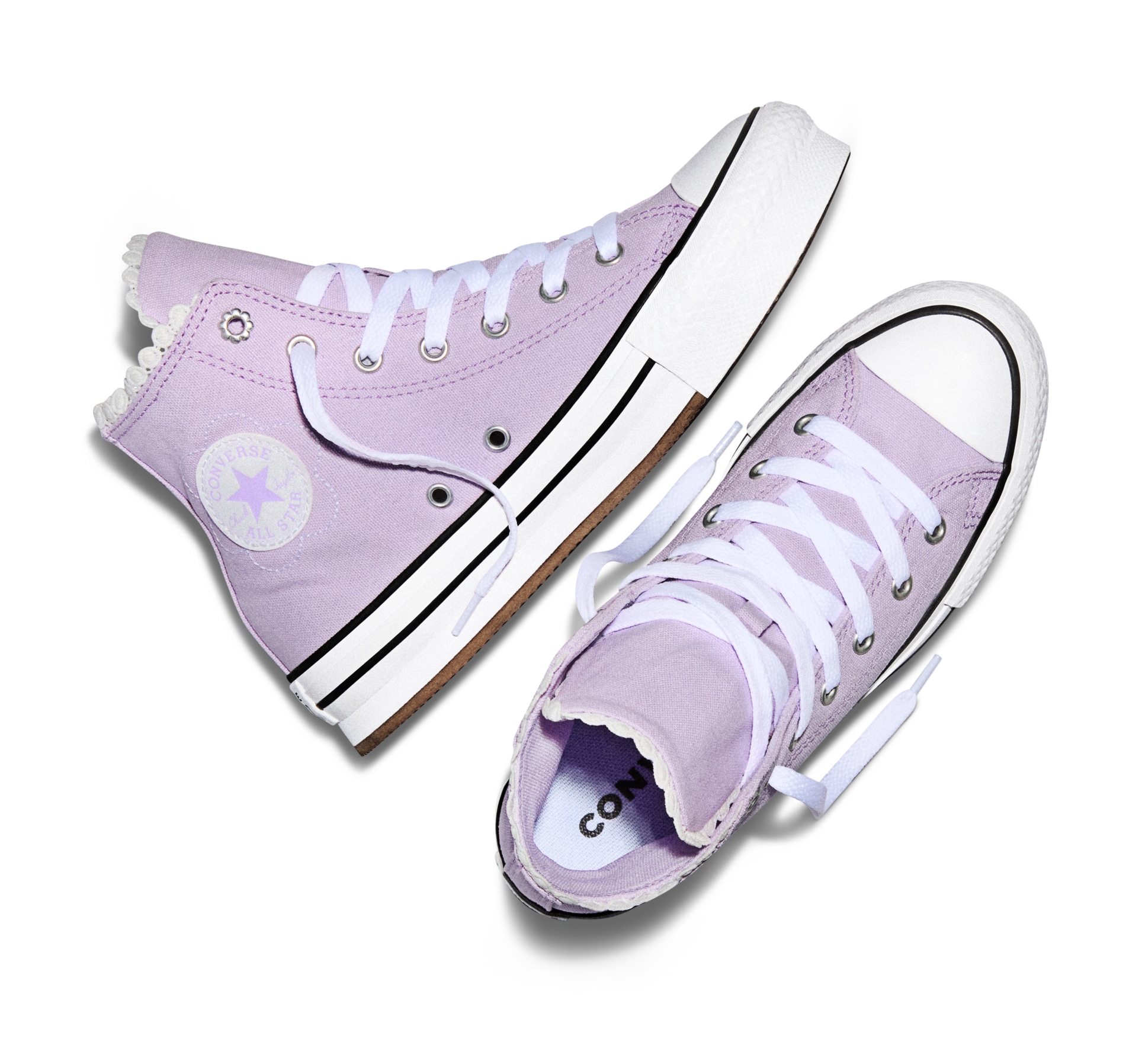 Converse Sneakers »CHUCK TAYLOR ALL STAR EVA LIFT PLATFORM BUBBLE FLOWERS«  pour adolescents, semelle élastique, confortable