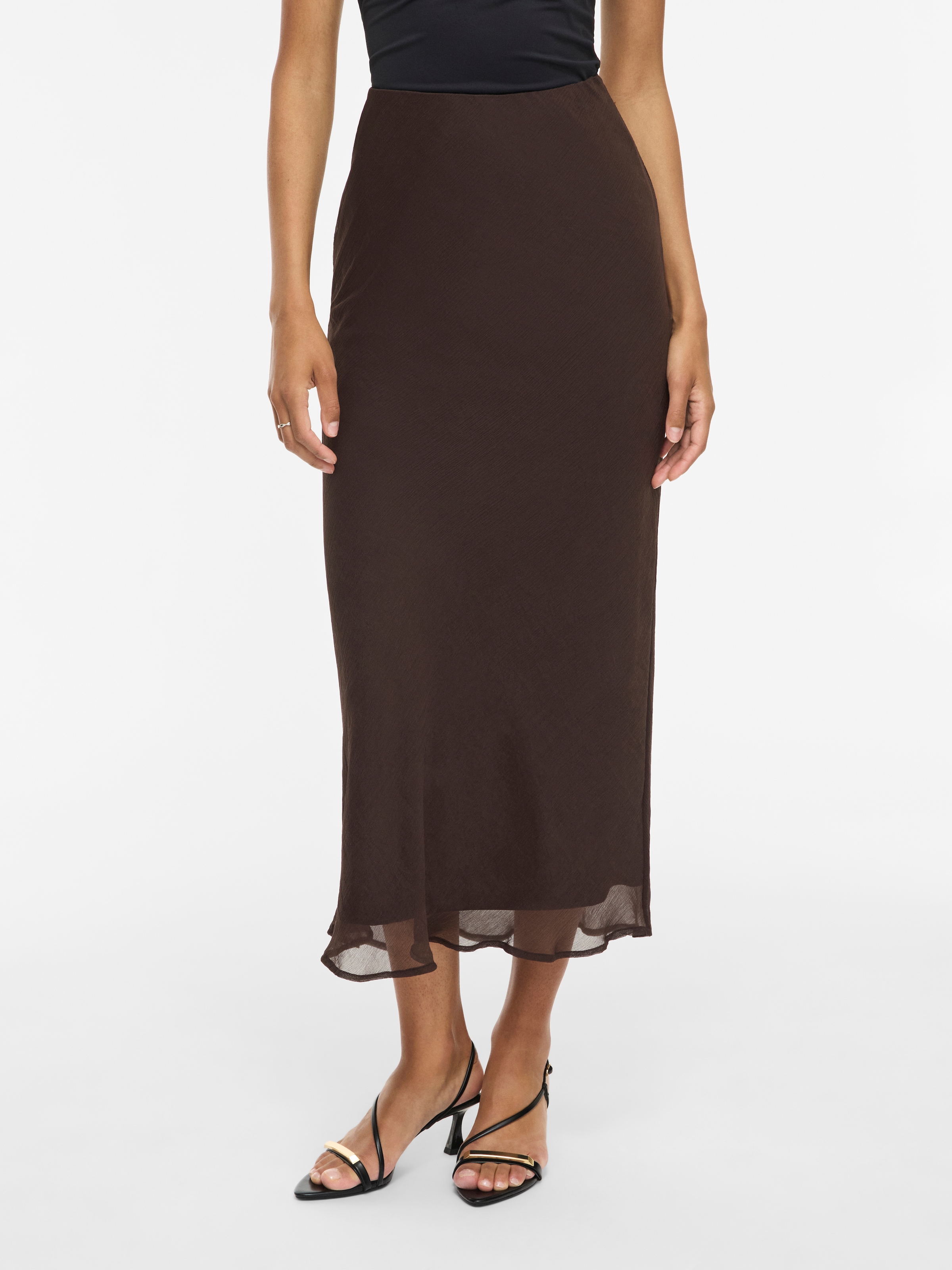 Vila Maxi jupe »VIFALIA HW ANKLE SKIRT - NOOS« en polyester, taille haute, facile d'entretien