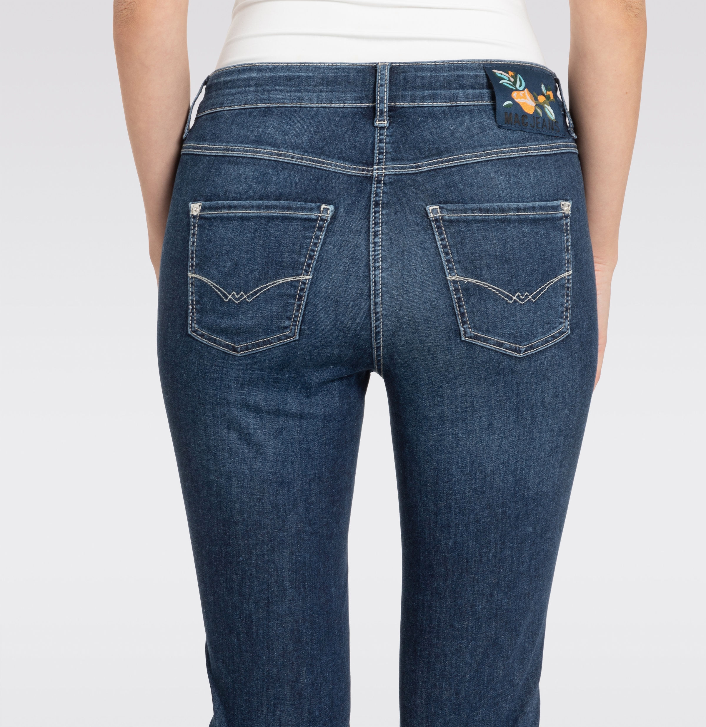 MAC Jeans capri »Dream-Sum« Bequemer Sitz mit krempelbarem Saum