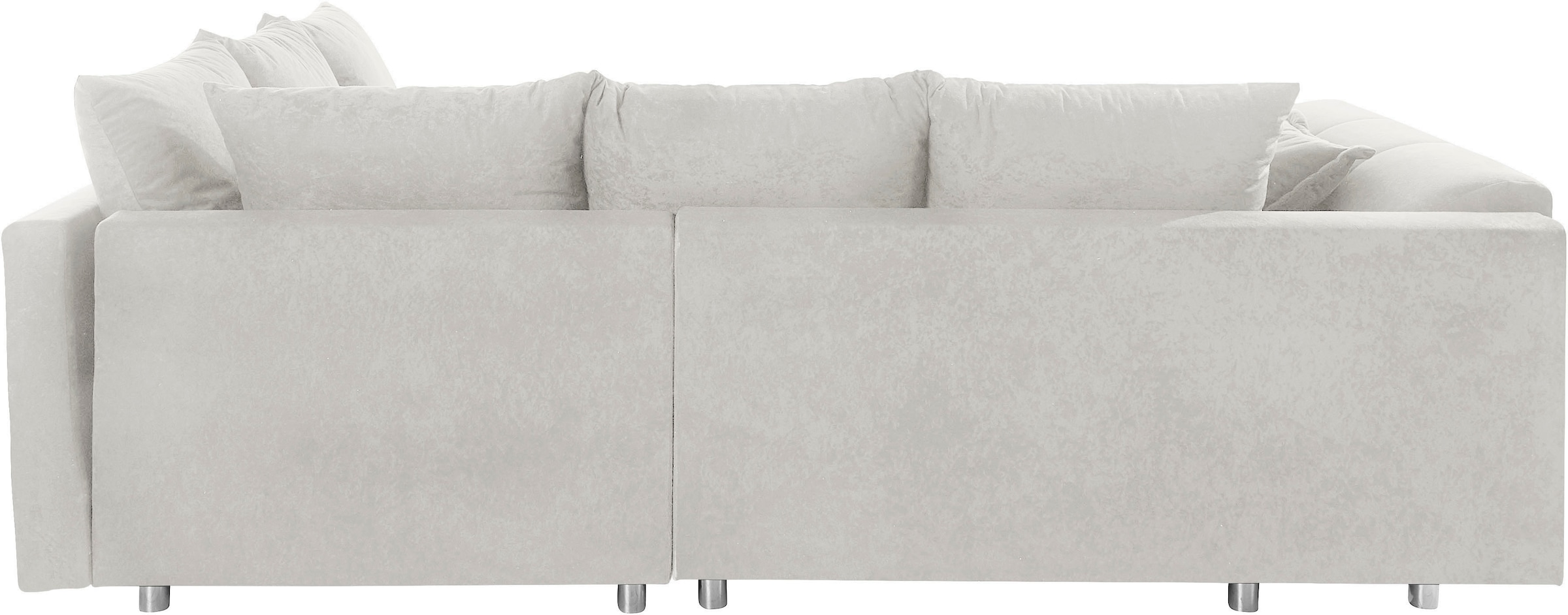 COLLECTION AB Canapé d'angle »(Spar-Set) Innsbruck L-Form und Hocker« Ecksofa und Hocker, Recamiere links oder rechts montierbar