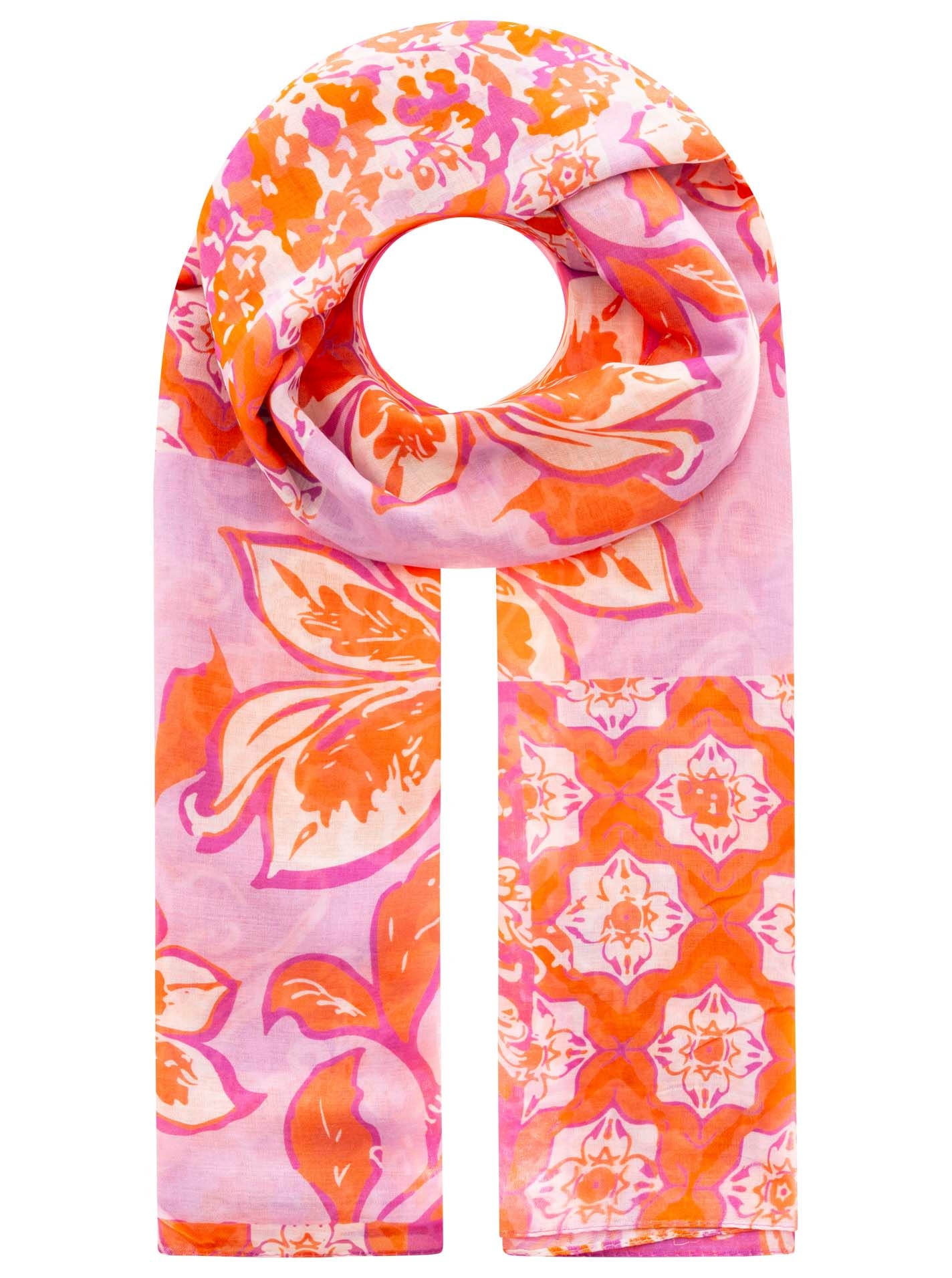 Zwillingsherz Foulard de mode »"Paisley"« transparent, aquarell Print, Schriftzug