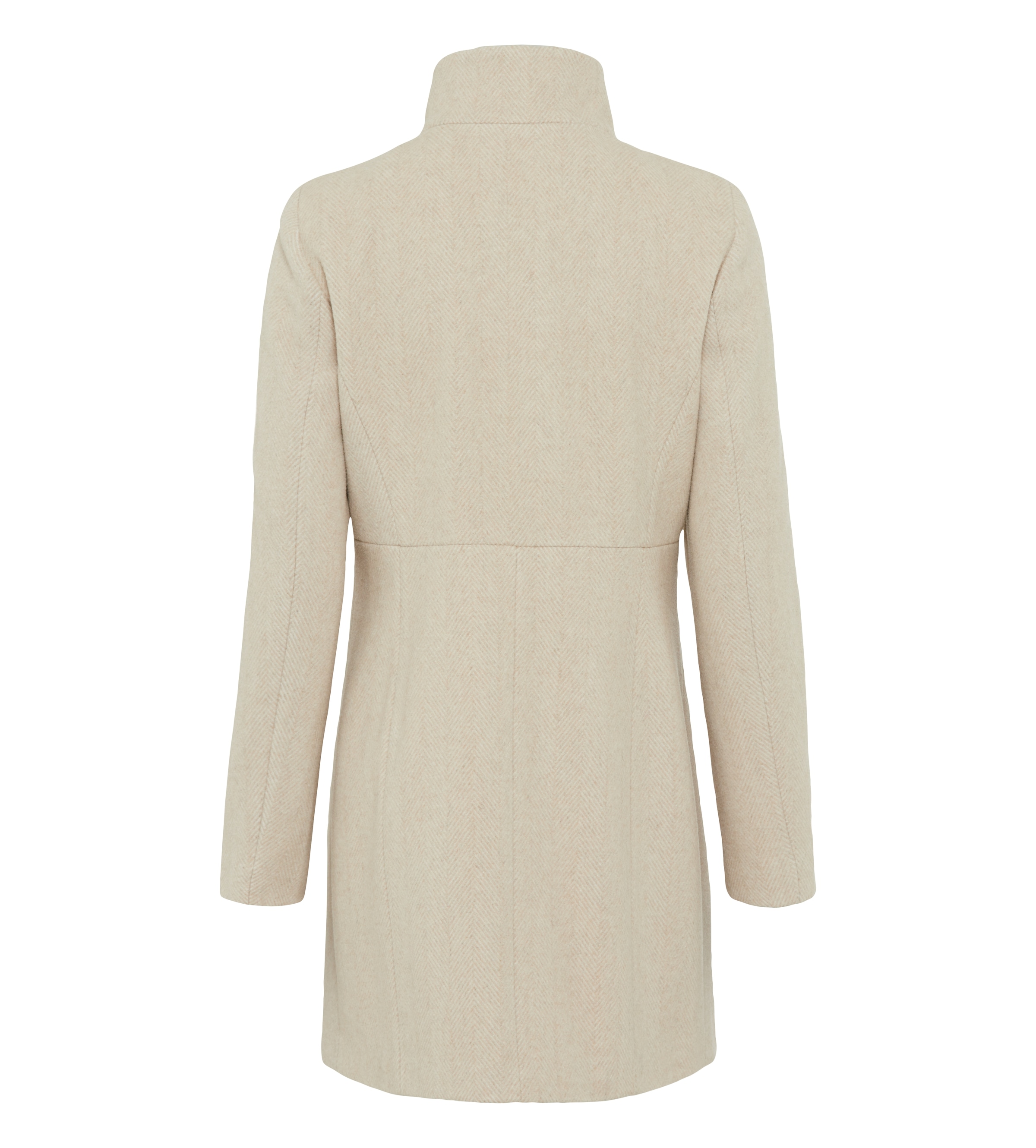 Fuchs Schmitt Manteau court en mélange de laine, col montant
