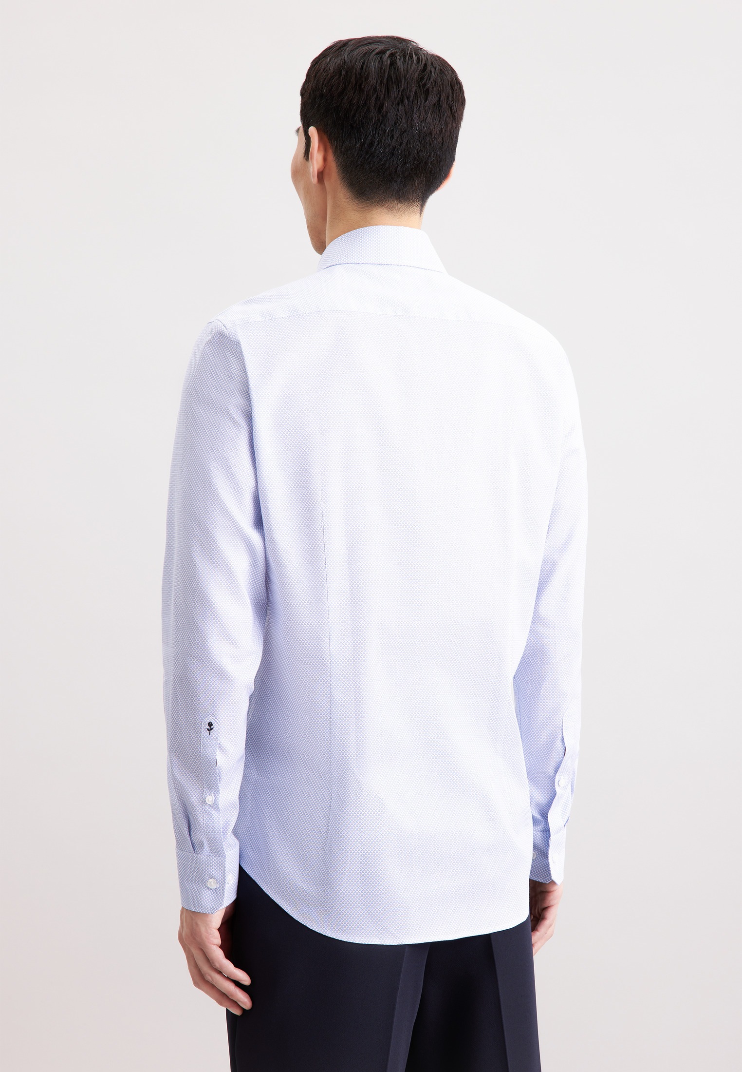 seidensticker Businesshemd »Schwarze Rose« Slim 1/1 Kentkragen Druck