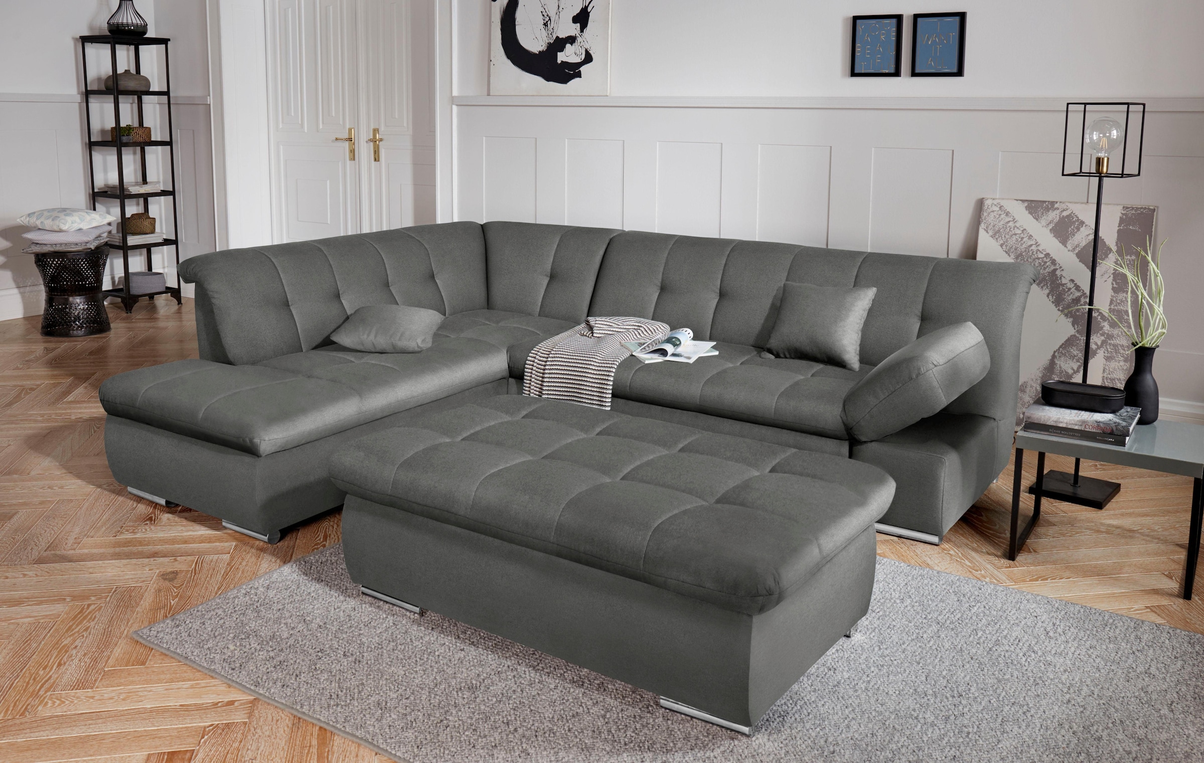 DOMO collection Hocker »Mona« mit Stauraumfach