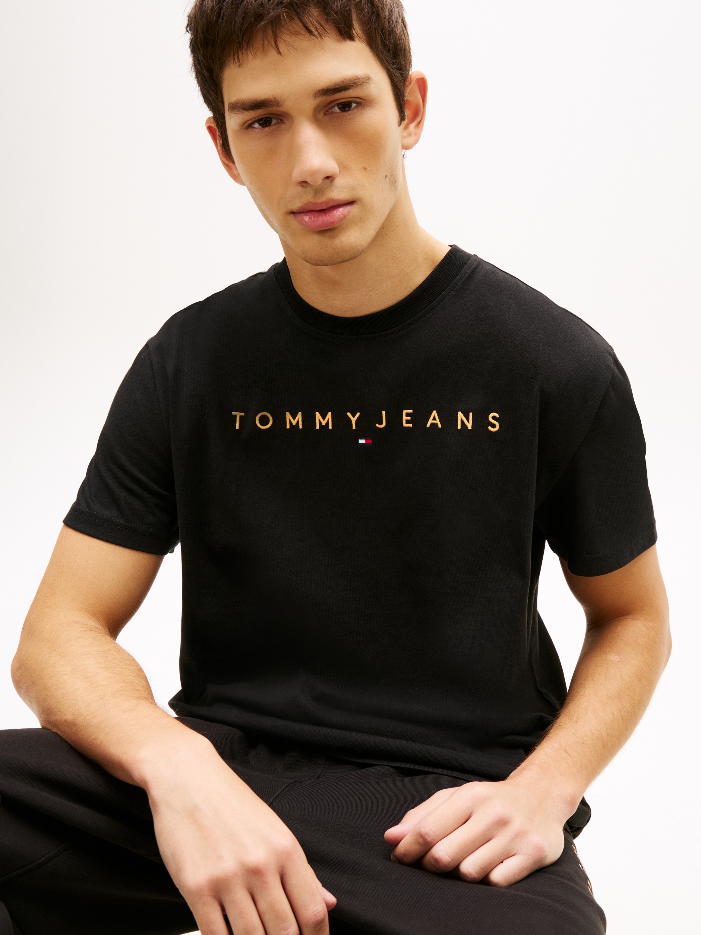 Tommy Jeans T-shirt »TJM REG LINEAR LOGO TEE EXT«