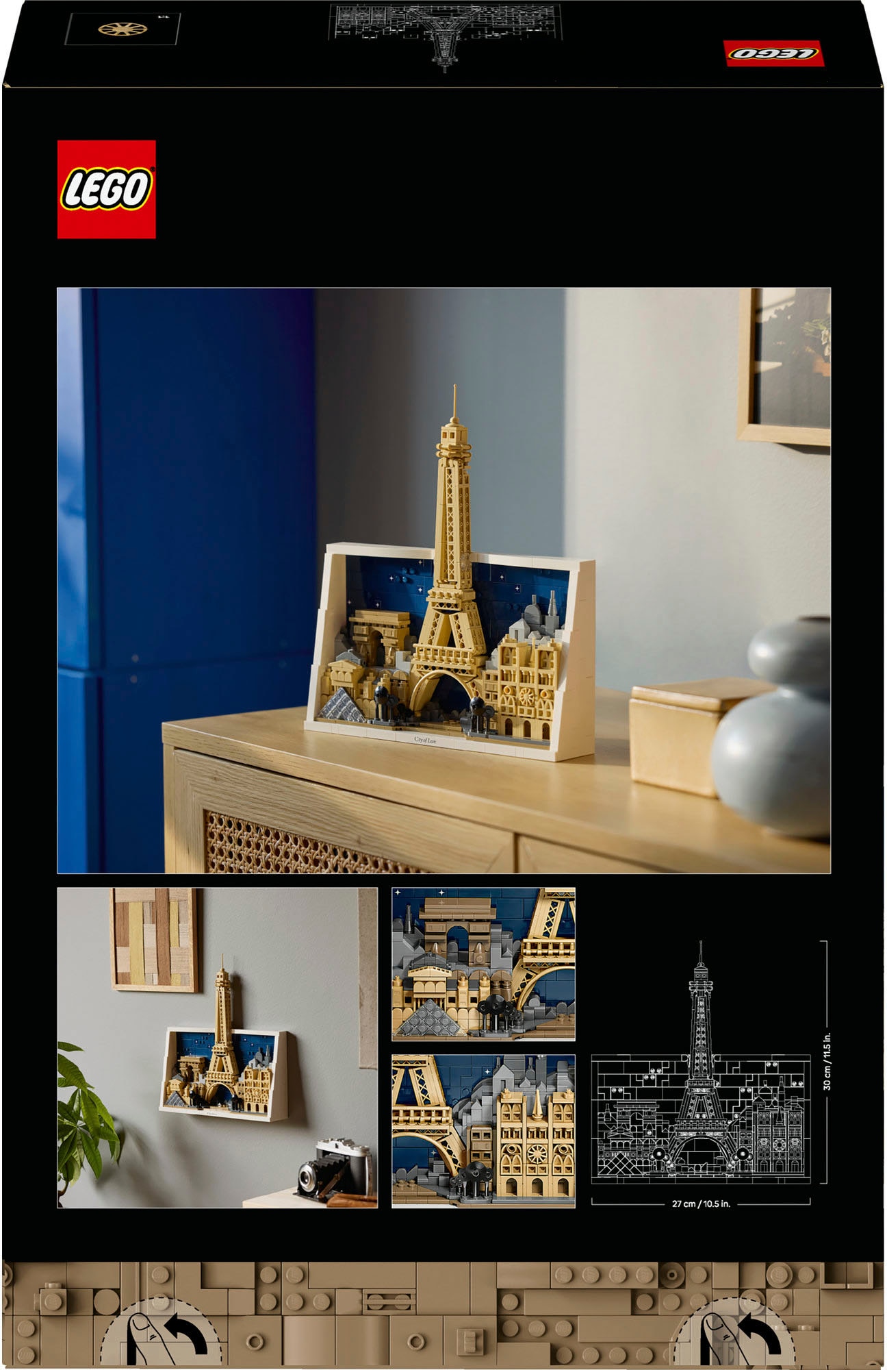 LEGO® Pions de construction »Paris – Stadt der Liebe (21064), LEGO Architecture« Made in Europe