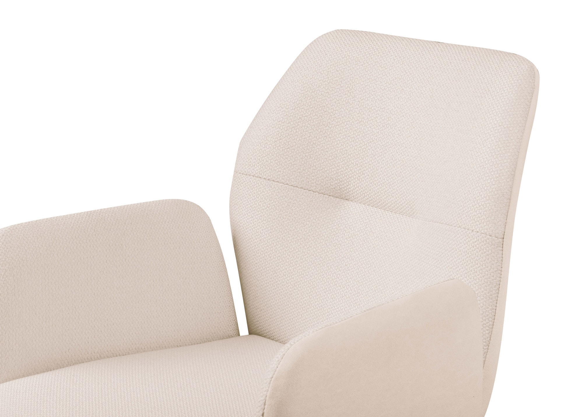 GOODproduct Chaise avec accoudoirs »Bruna Drehstuhl, Polsterstuhl, Esszimmerstuhl, Küchenstuhl, 4-Fussstuhl« () 360° drehbar, mit automatischer Rückstellung, 2-Stoff-Design