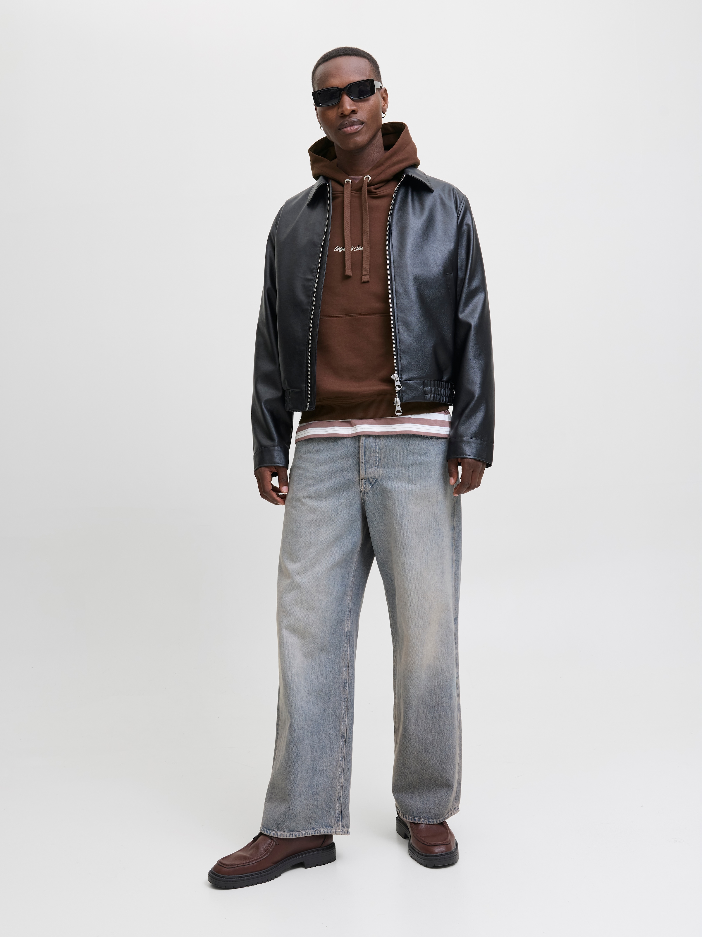 Jack & Jones Sweat à capuche »JORNORREBRO EMB SWEAT HOOD NOOS«, mit Logo Print
