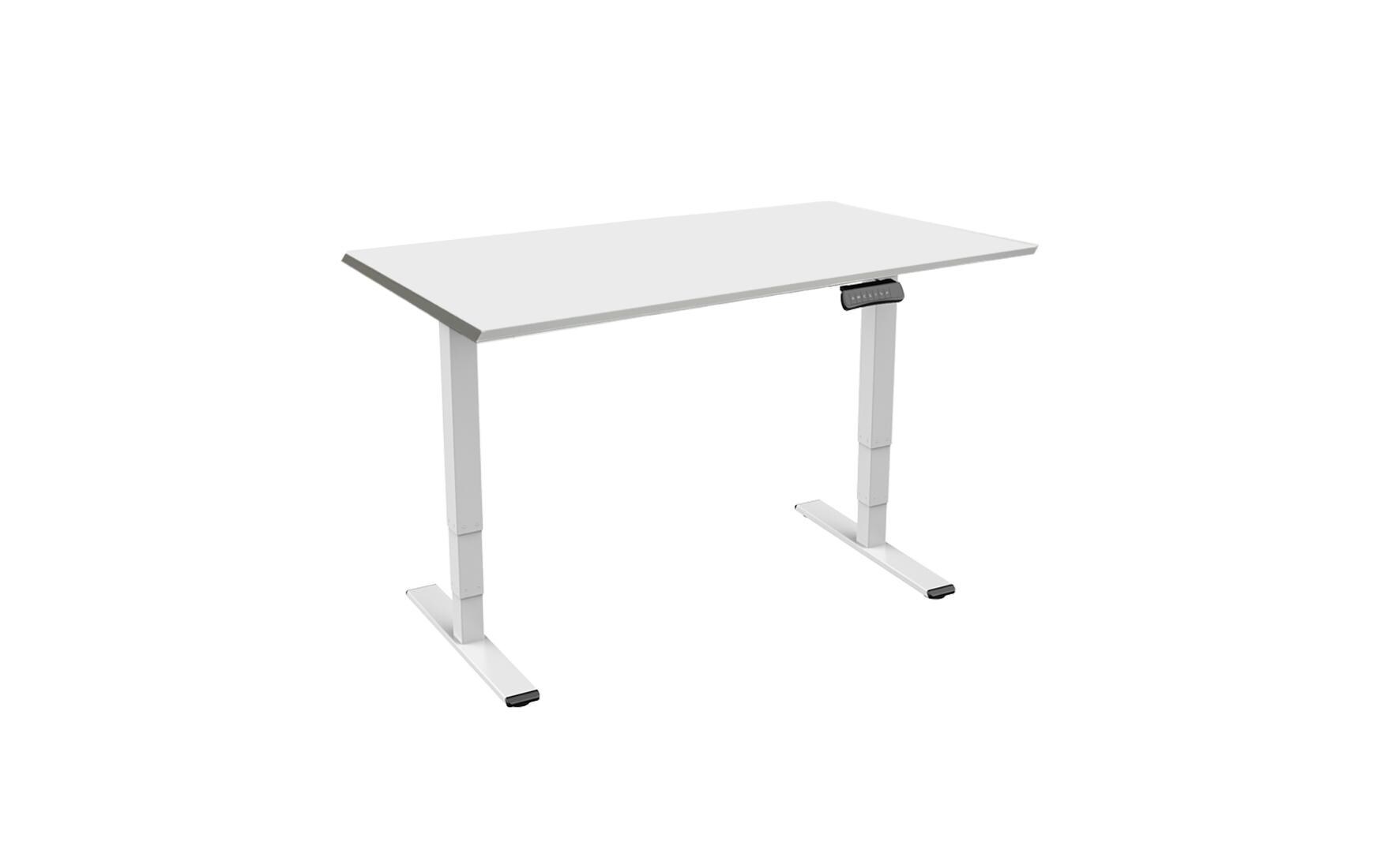   Bureau »Contini RAL 9016 45444 x 0.8 m Weiss mit Grauer Tischplatte«