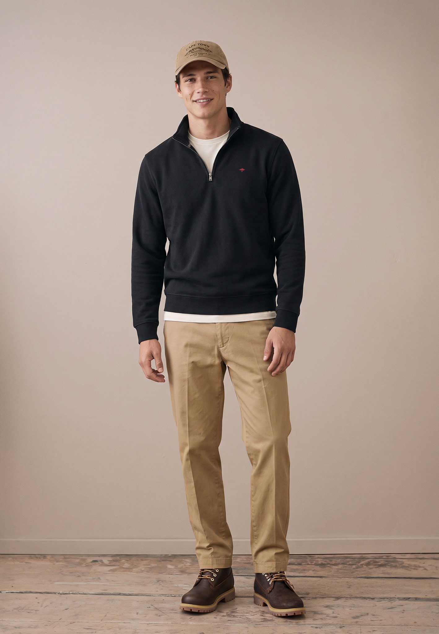 FYNCH-HATTON Sweat-shirt , avec broderie logo
