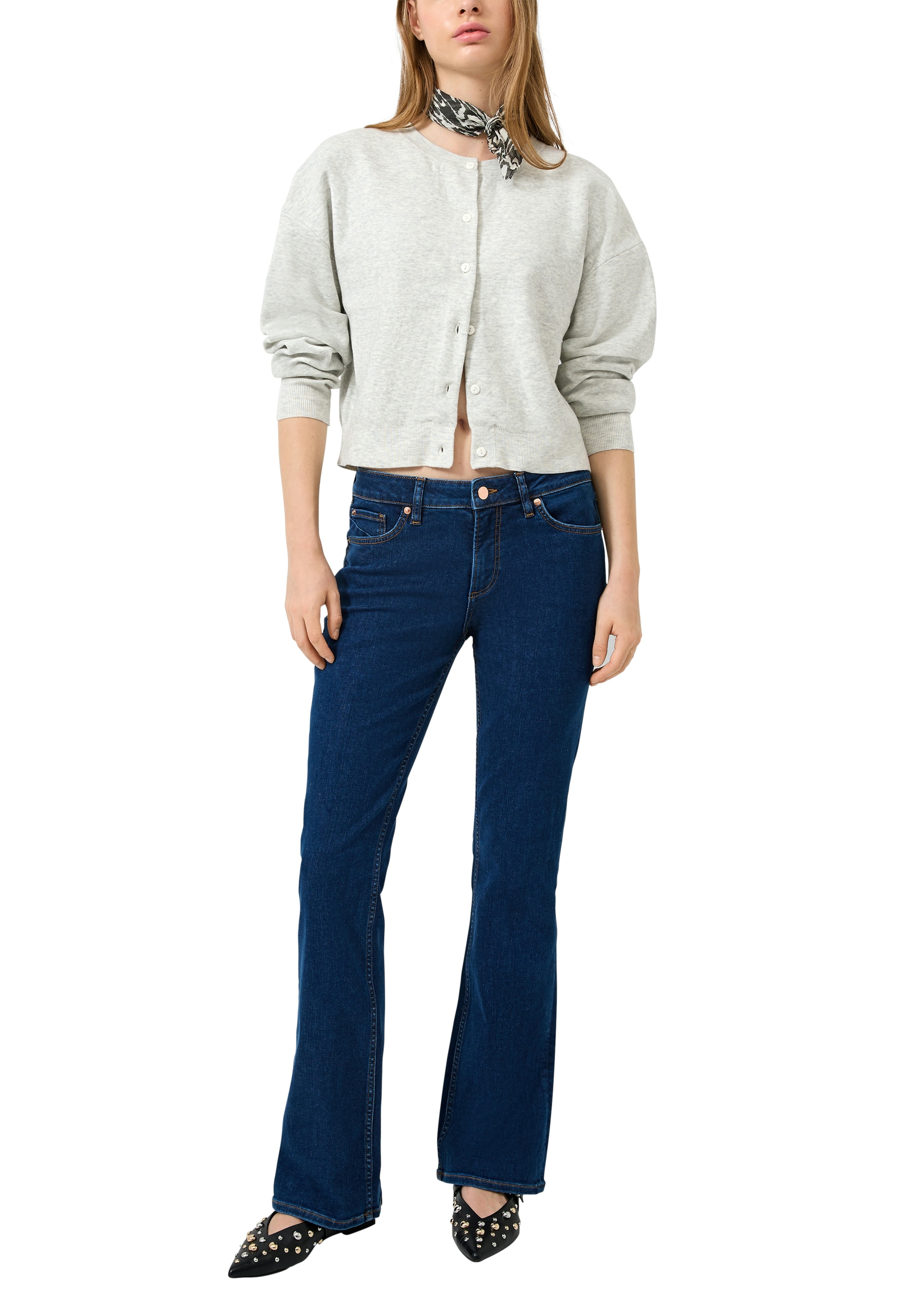 QS Schlagjeans mit Schlag und Stretch