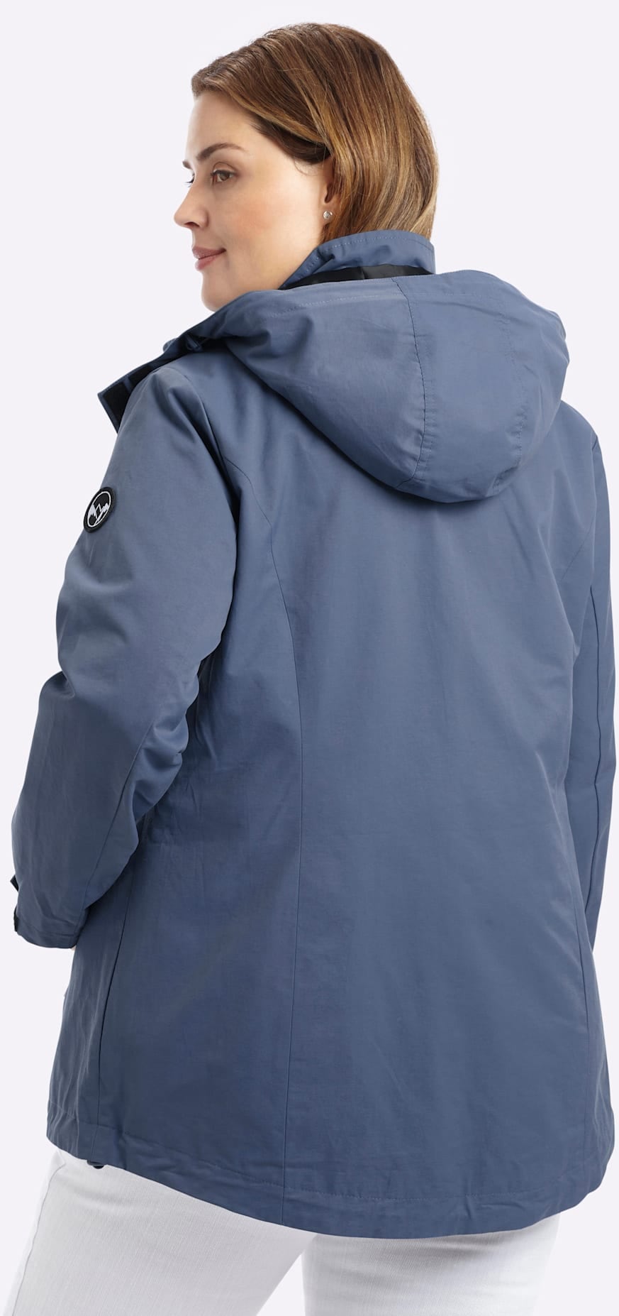 Sheego Veste de pluie avec capuche