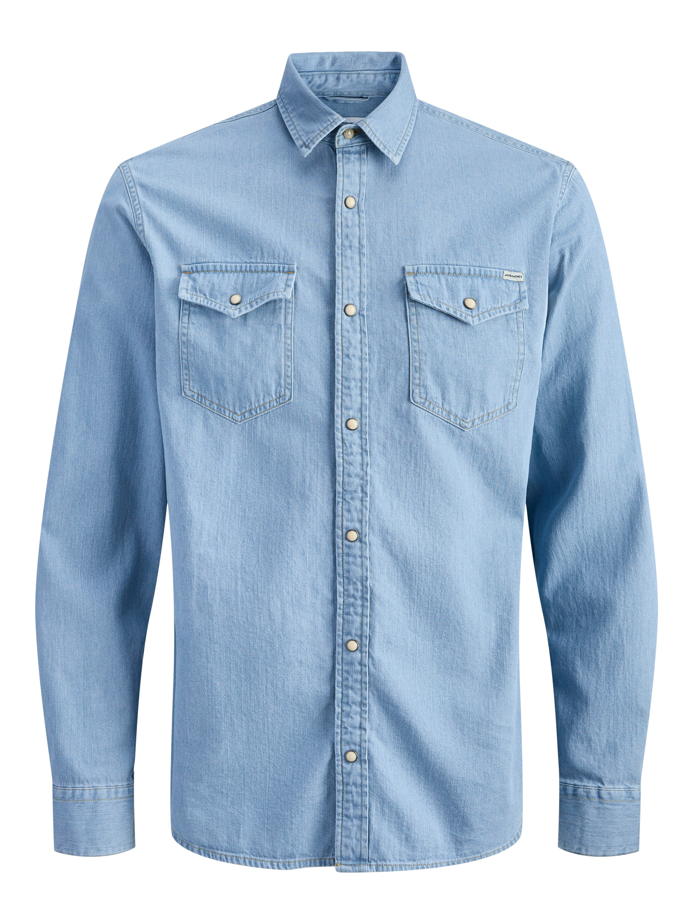 Jack & Jones Langarmhemd »JJESHERIDAN SHIRT L/S NOOS« mit angesetzter Brusttasche