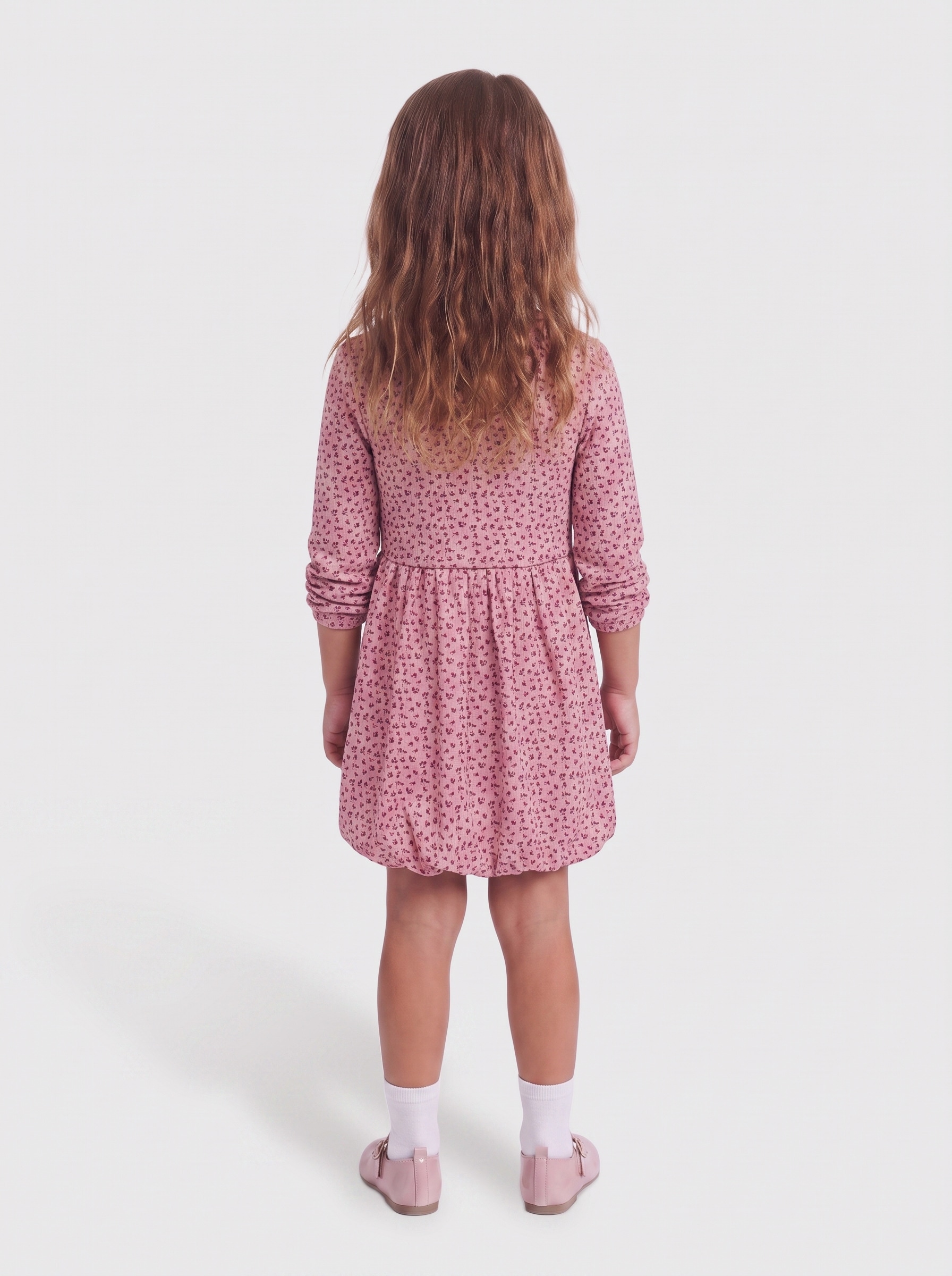 KIDS ONLY Minikleid »KMGTRINNY LIFE AOP LS BAL DRESS JRS NOOS« Baumwollmischung, regular fit