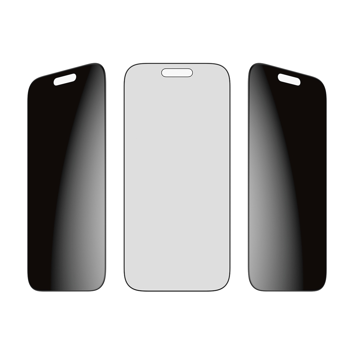 CARE by PanzerGlass Verre de protection d'écran »2-Way Privacy Ultra-Wide Fit Screen Protector« für Apple iPhone 17 Pro Displayschutzfolie, Schutzfolie, Bildschirmschutz, kratz- & stossfest