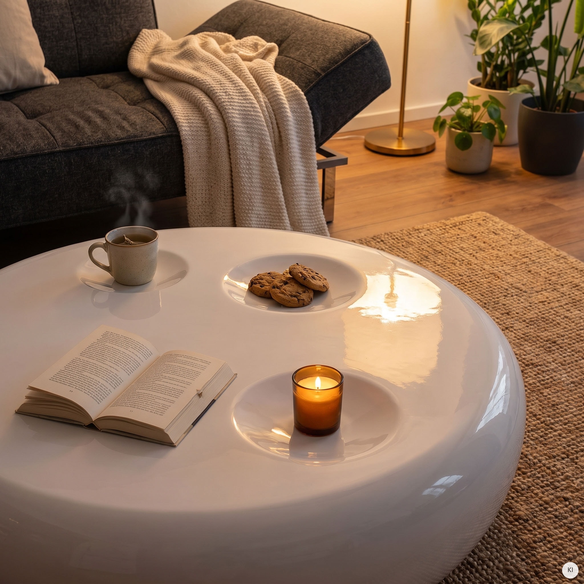 SalesFever Table basse »Coffeetable im minimalistischen Stil«