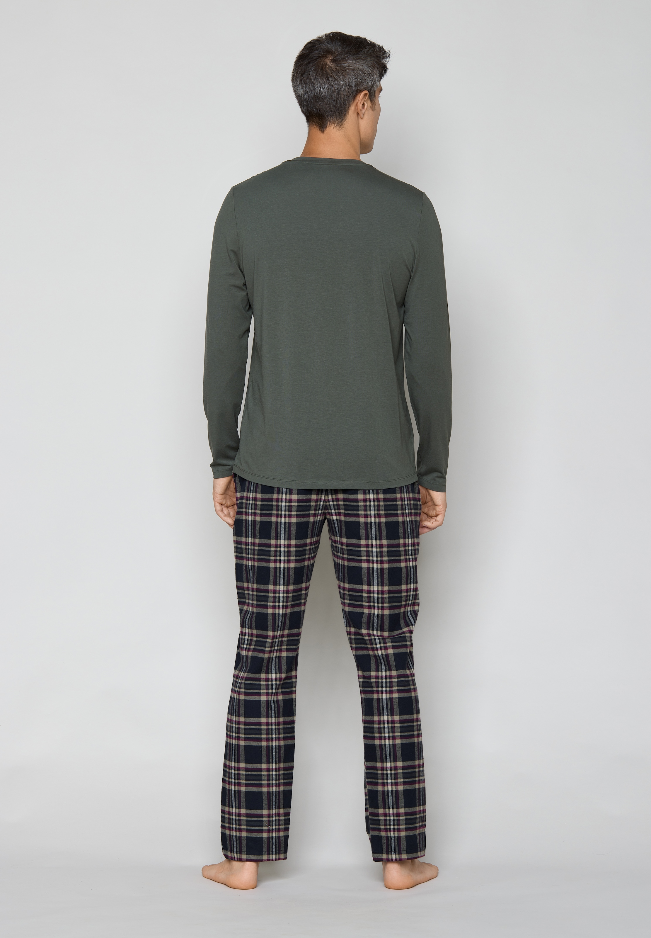 JOOP! Haut de pyjama avec encolure ronde, manches longues