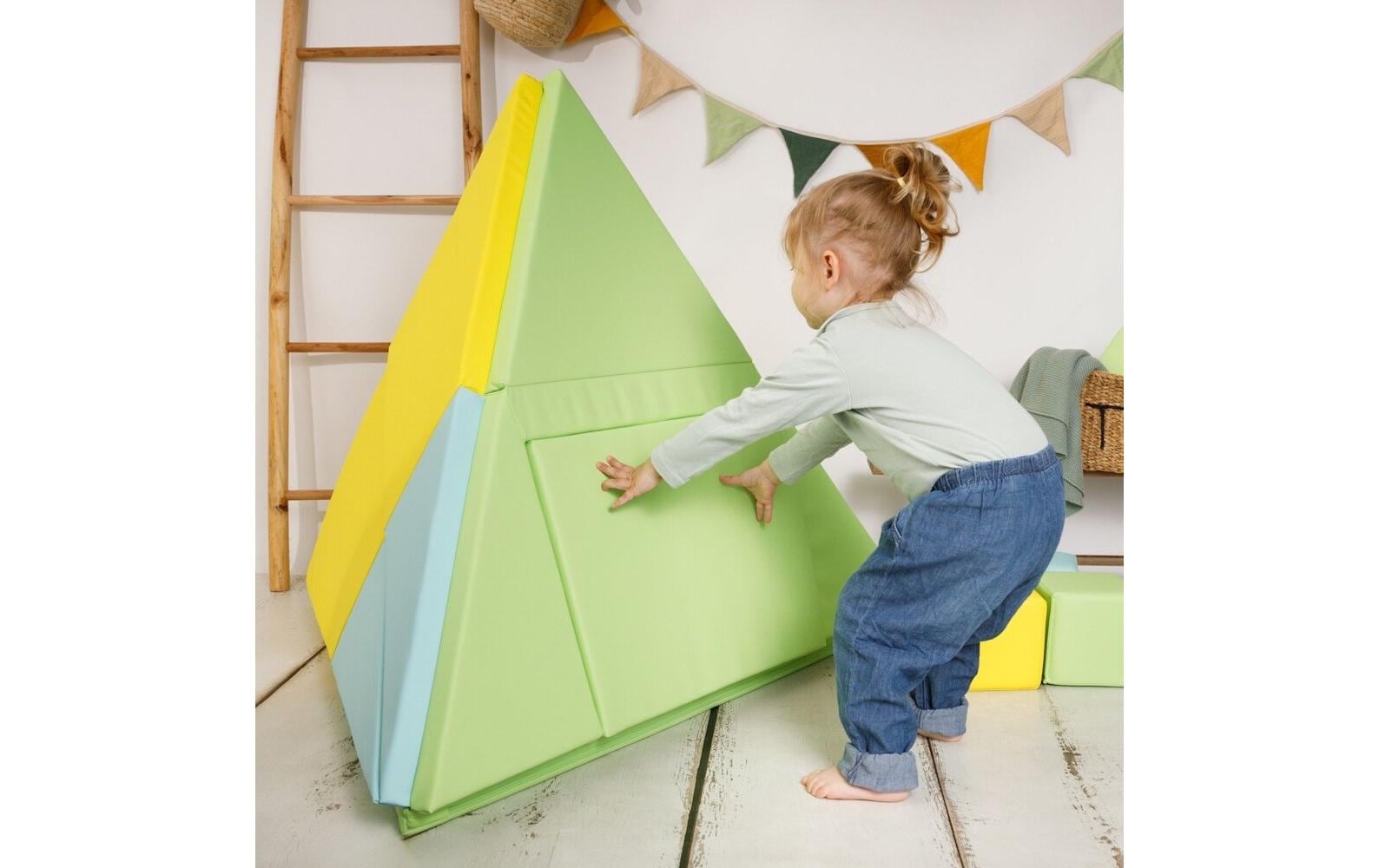 alldoro Spielmatte »3-in-1 faltbar zu Tipi-Zelt und Boot 182 x 105 cm«