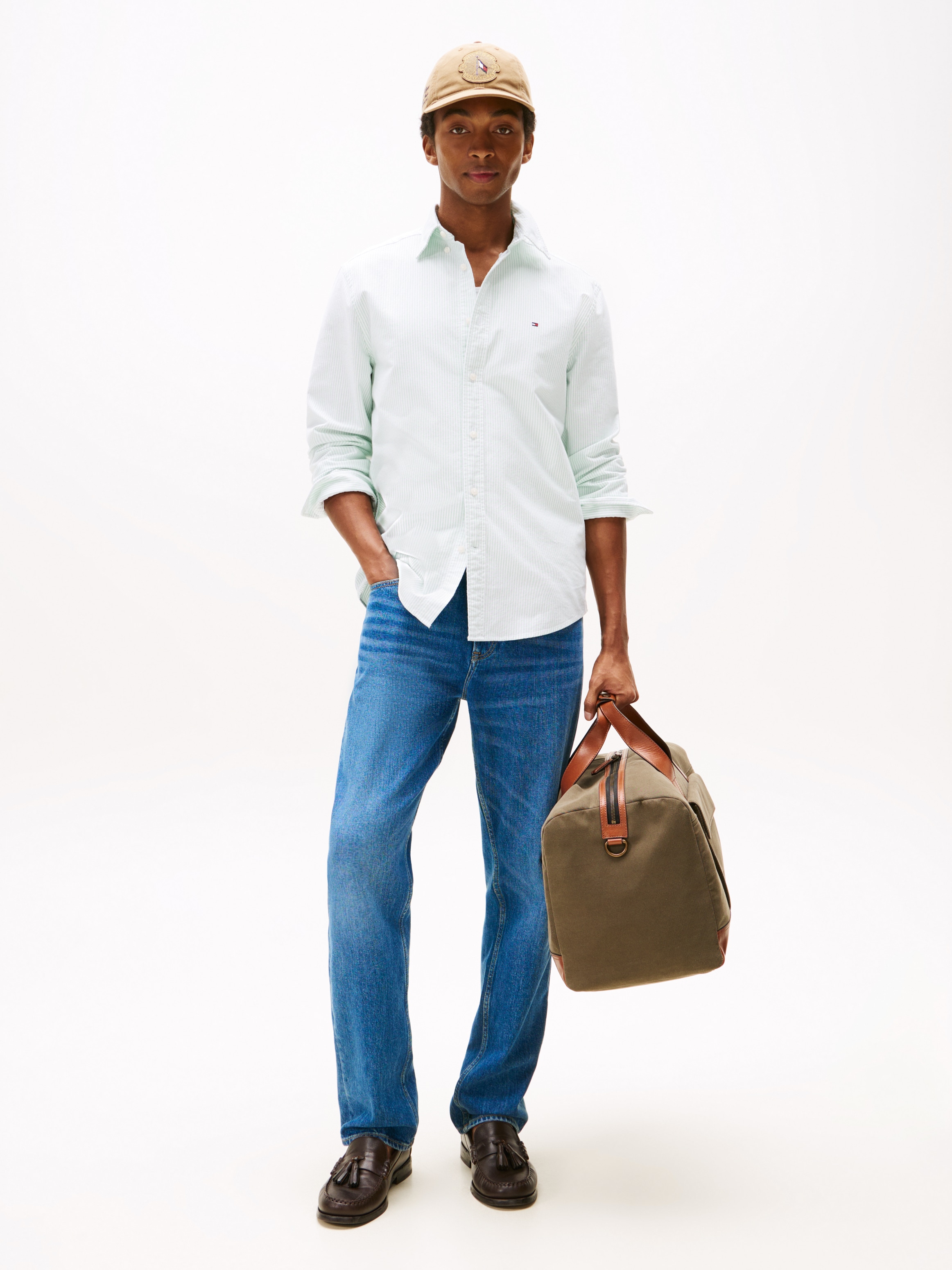 Tommy Hilfiger Langarmhemd »HERITAGE OXFORD STRIPE RF SHIRT«