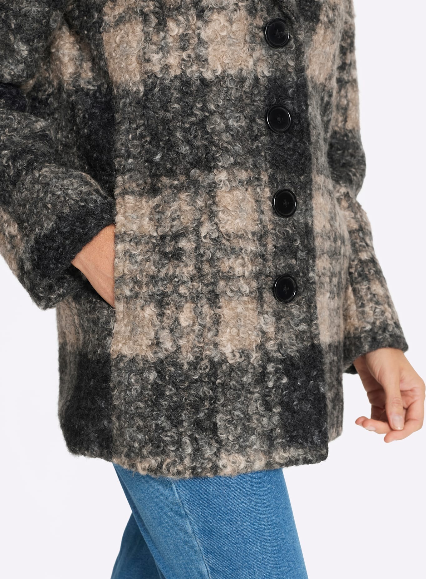 Classic Basics Veste longue ohne Kapuze