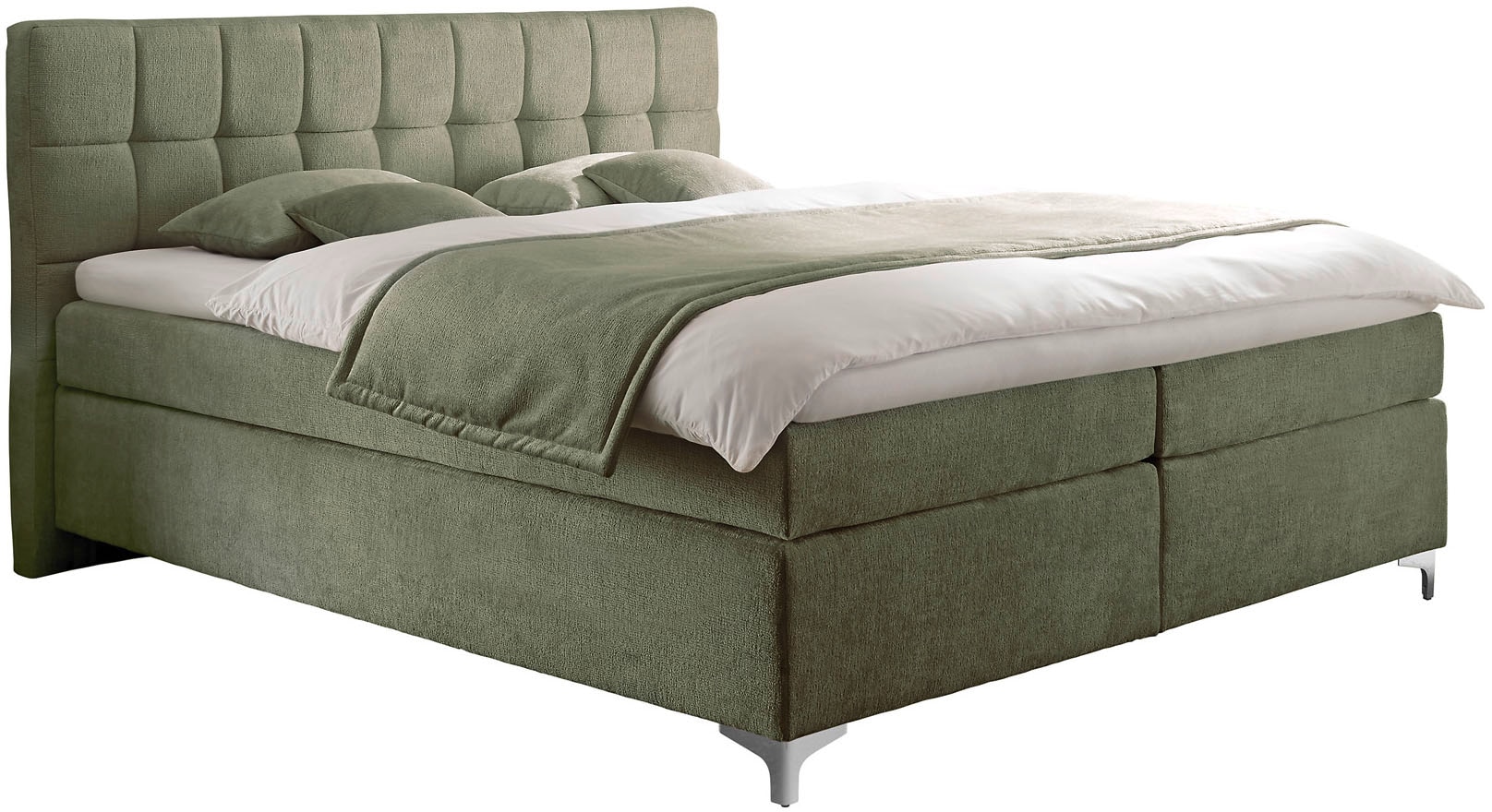 hapo Boxspringbett »Neyla erhältlich in den Breiten 100, 160, 180 & 200cm« in verschiedenen Matratzenqualitäten, Härtegraden und Farben verfügbar