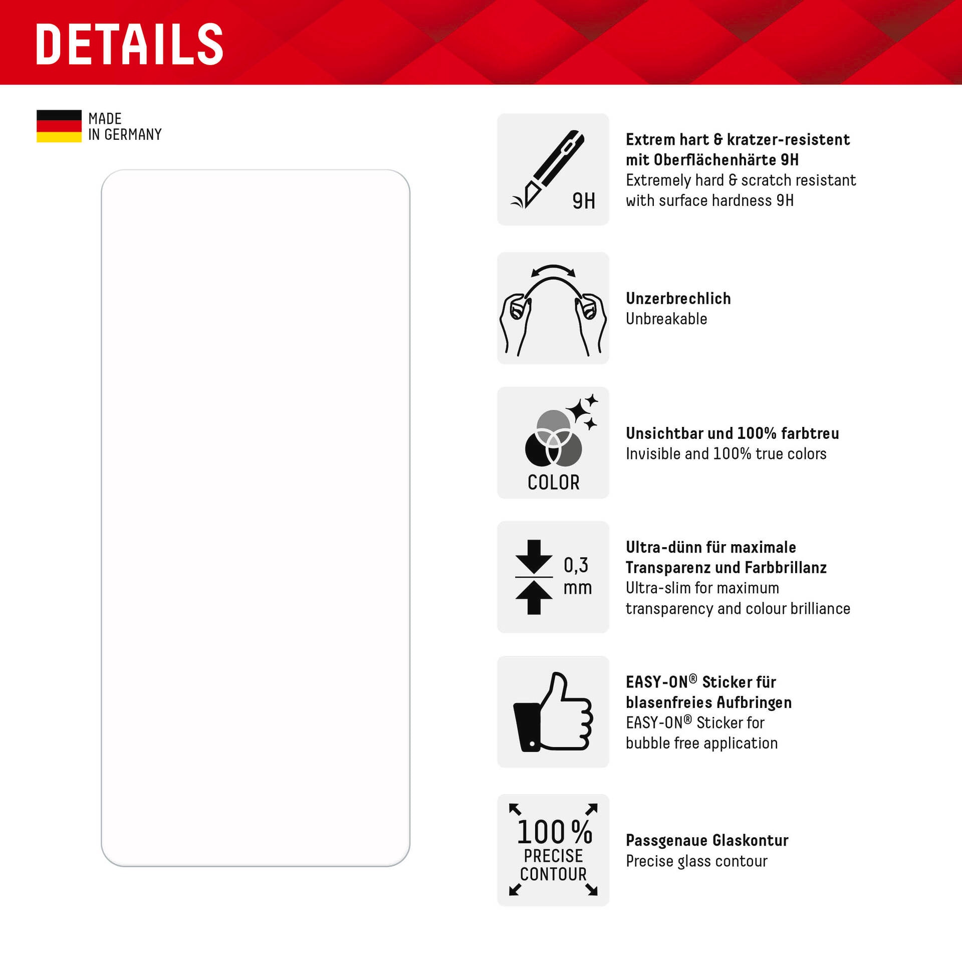Displex Film de protection d'écran »Smart Glass Samsung Galaxy A54 5G«